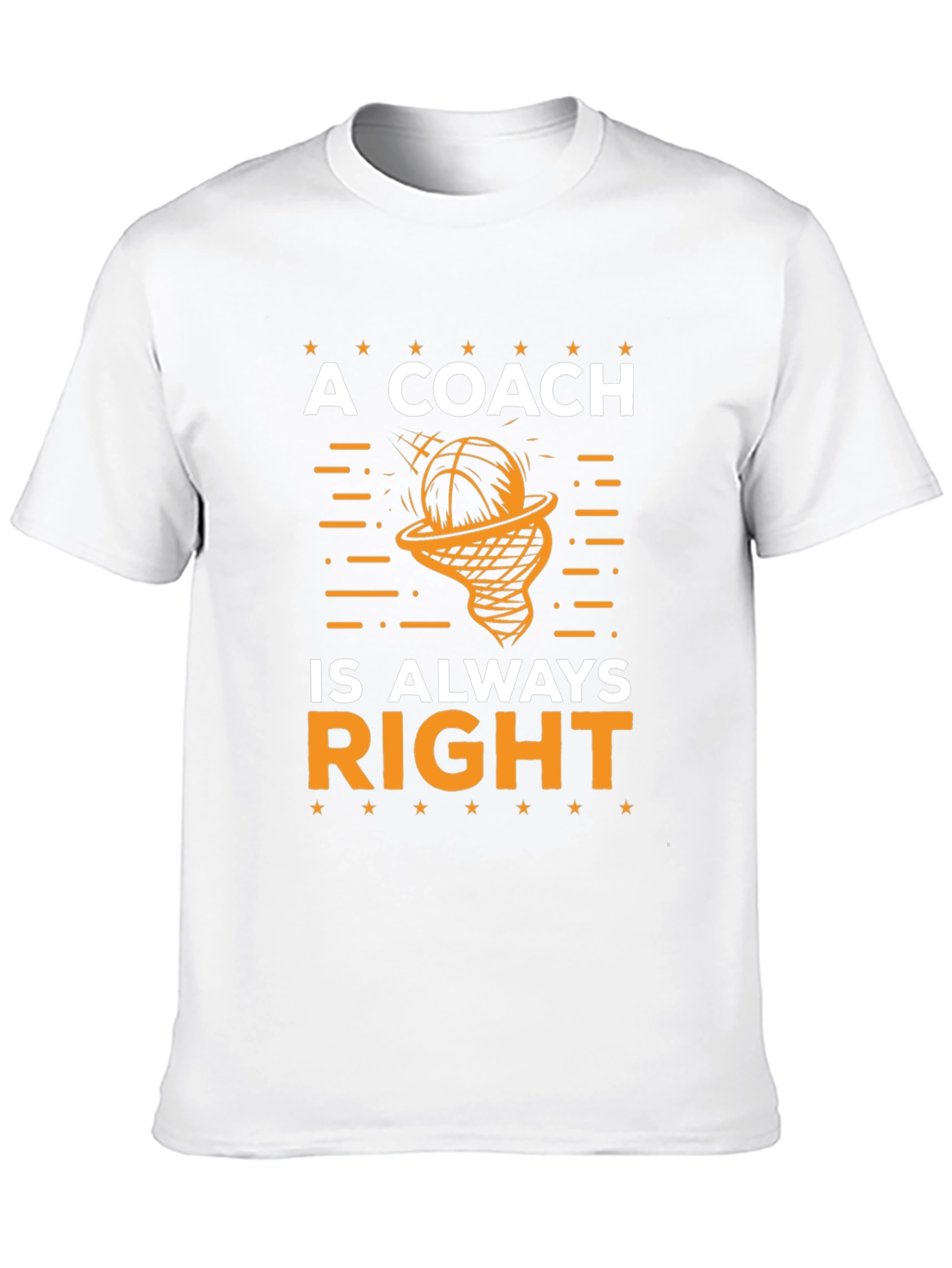 Black Basketball Coach T-Shirt - A Coach Is Always Right view 10
