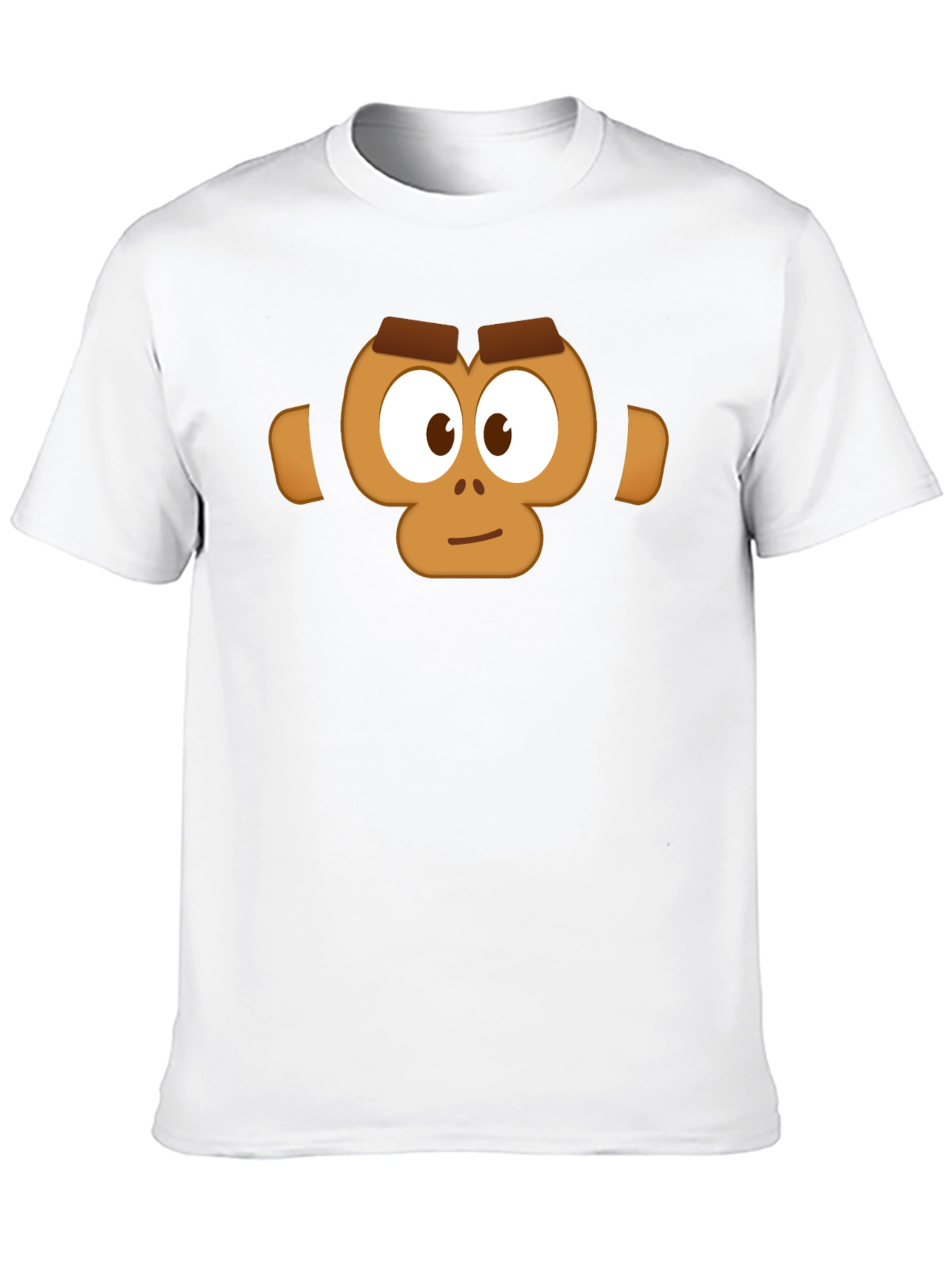 Black Monkey Face Graphic T-Shirt - Casual Black Tee view 10