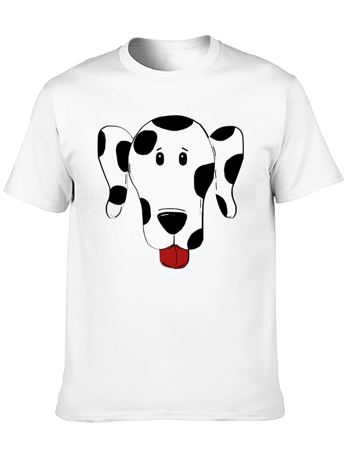 Black Dog Face Graphic T-Shirt - Men's Black Tee view 10