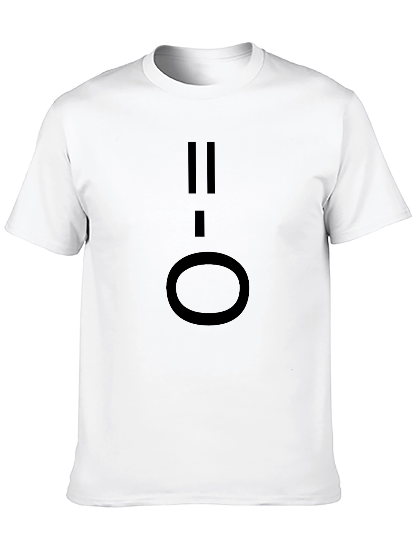 Black Minimalist Black T-Shirt with Graphic Design view 10