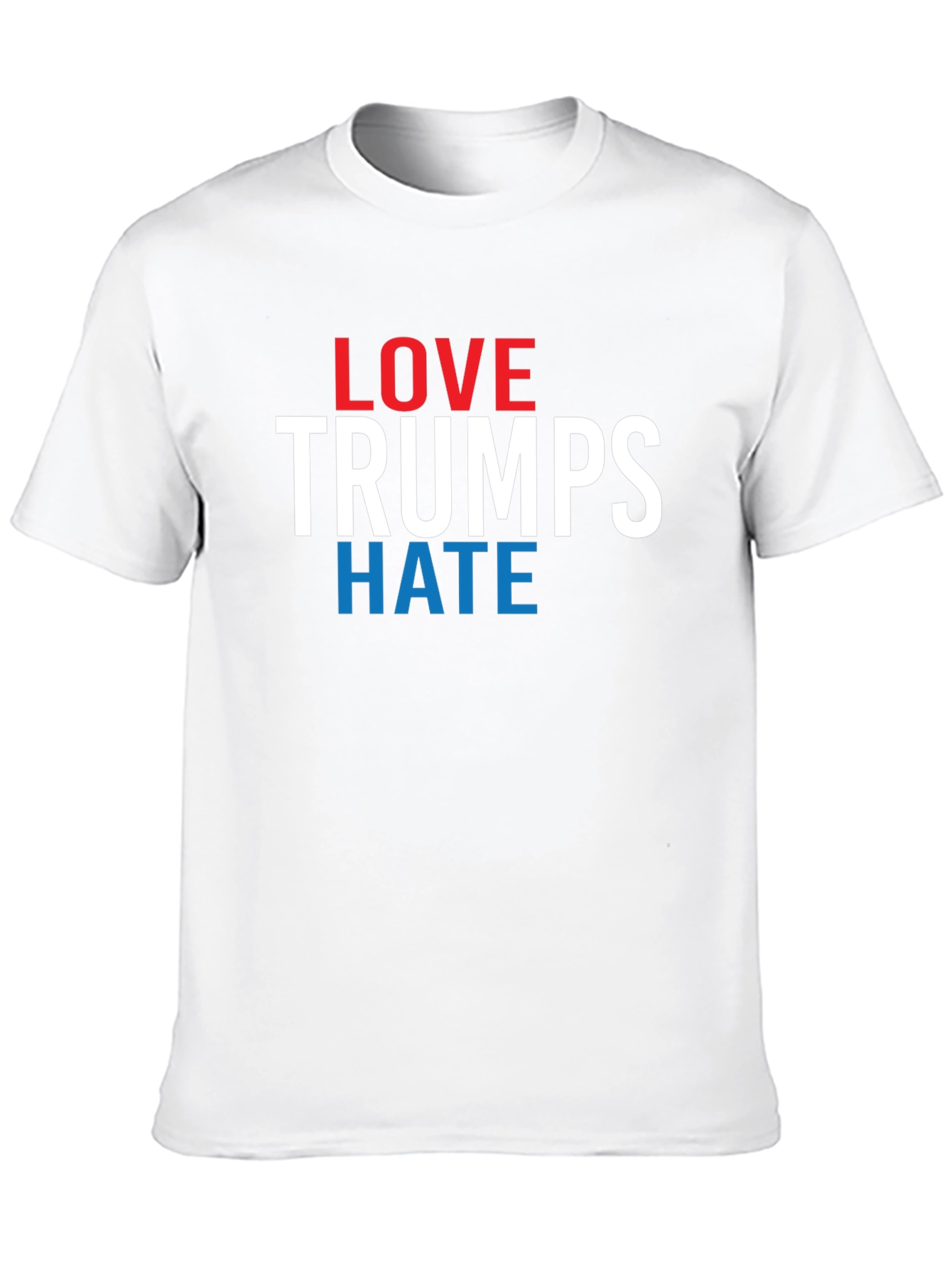Black Love Trumps Hate Graphic T-Shirt - Political Statement Tee view 10