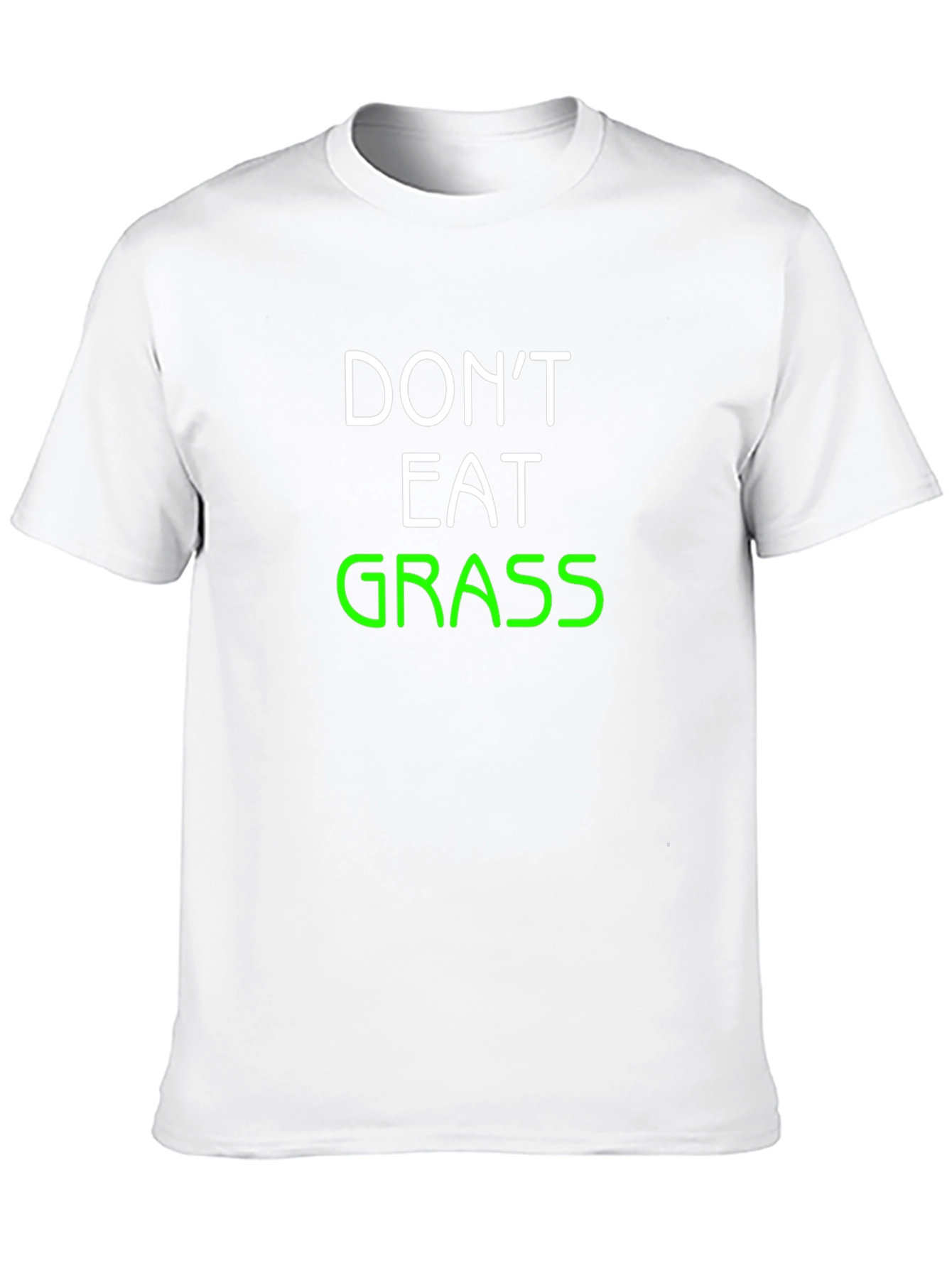 Black Don't Eat Grass T-Shirt - Funny Graphic Tee view 10