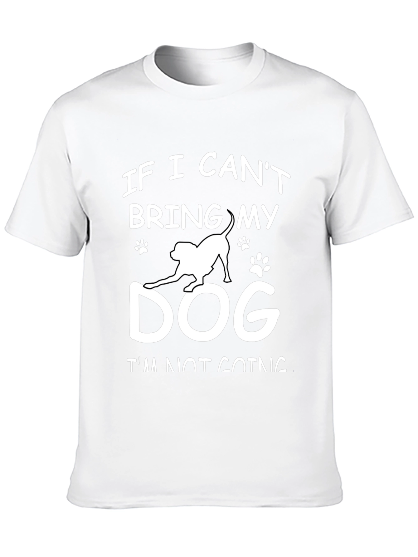 Black Dog Lover Tee - "If I Can't Bring My Dog" view 10