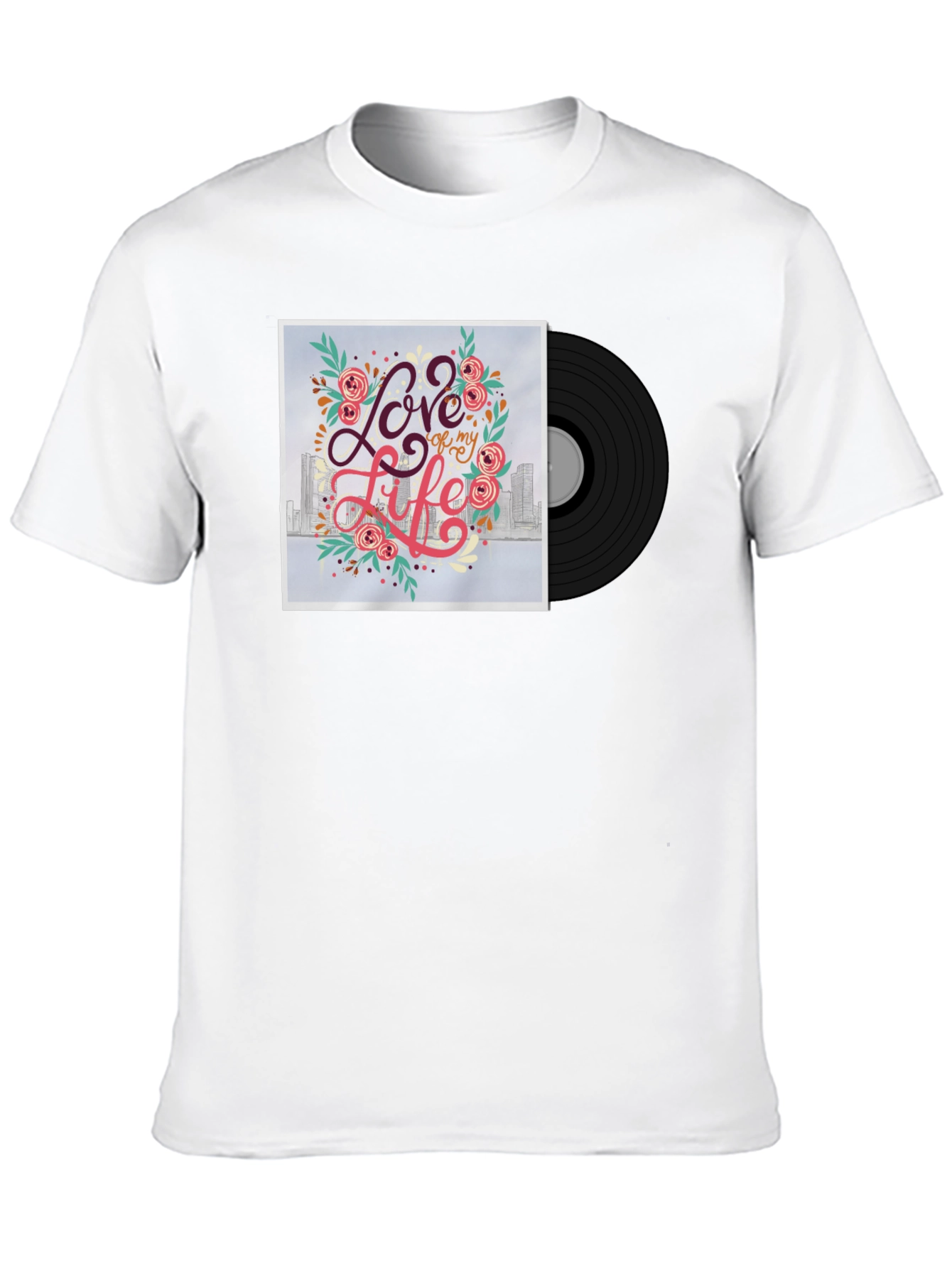 Black Love of My Life Graphic Tee - Black view 10