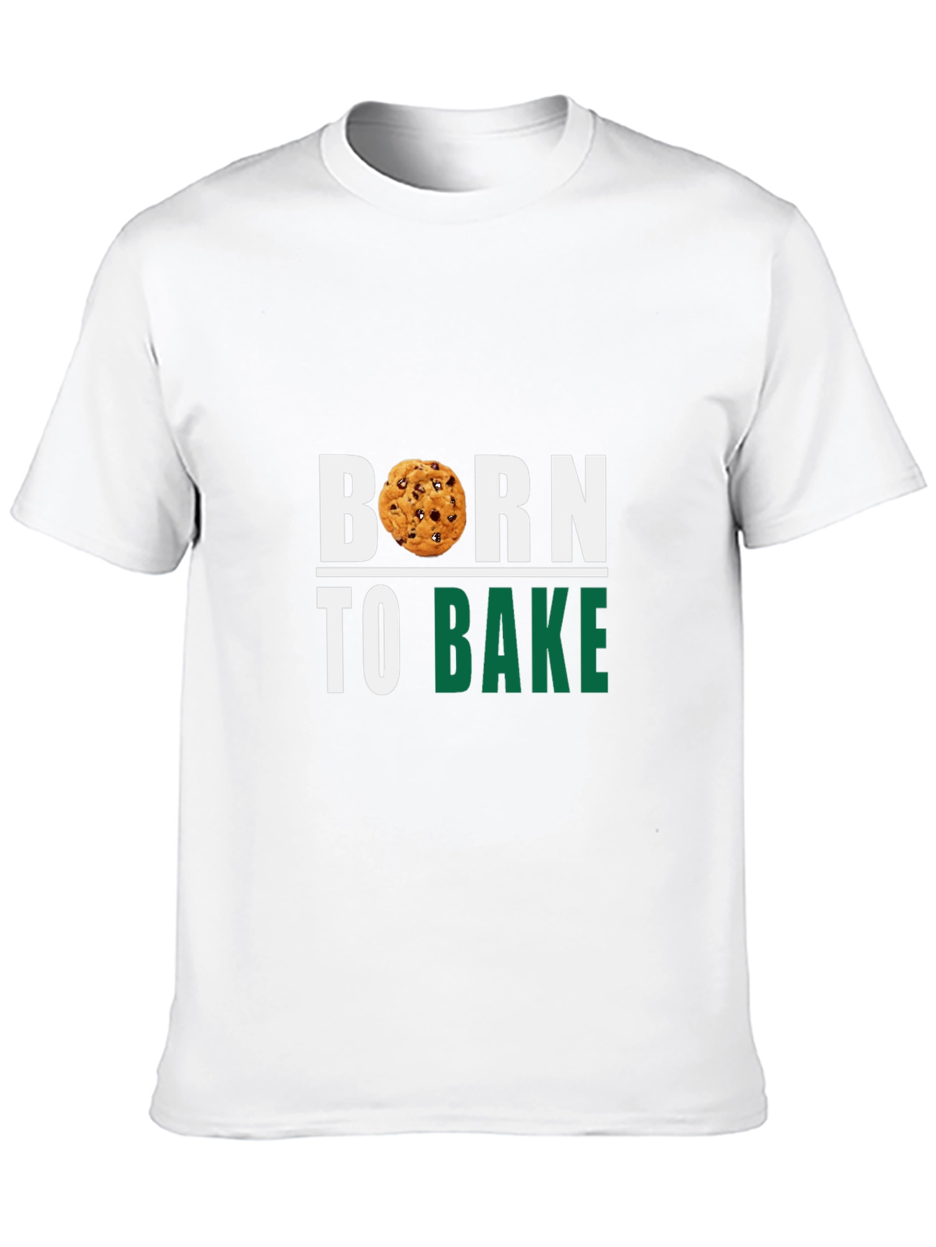 Black Born to Bake T-Shirt - Baking Lover Apparel view 10