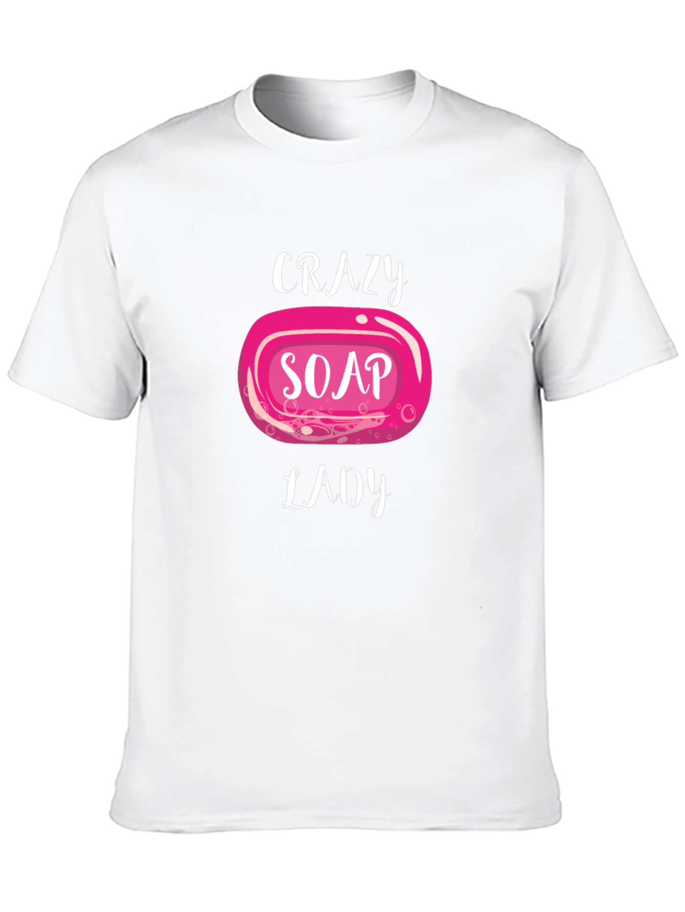 Black Crazy Soap Lady Black T-Shirt view 10