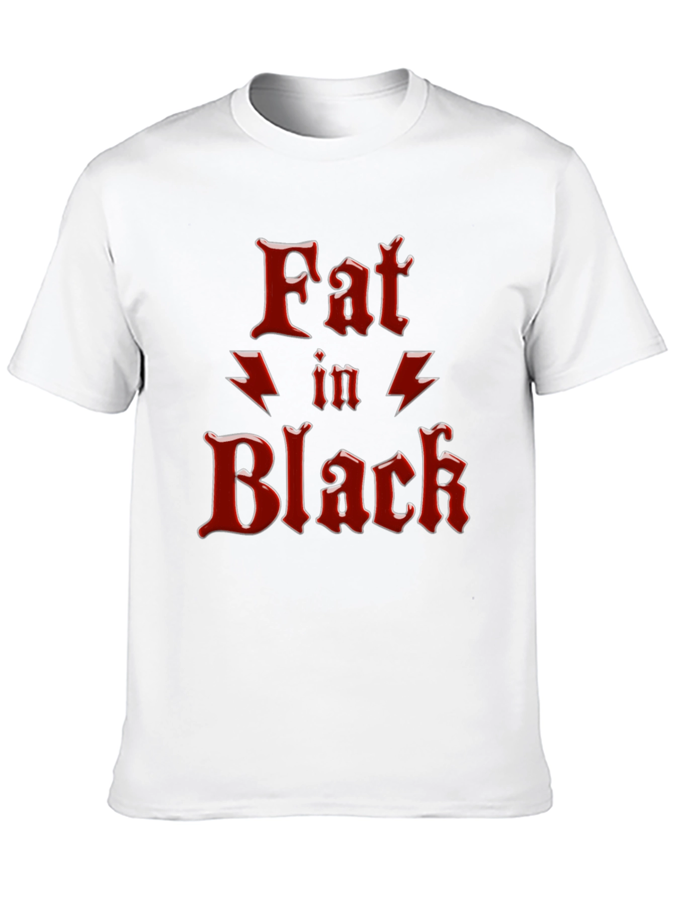 Black Fat In Black Graphic T-Shirt view 10