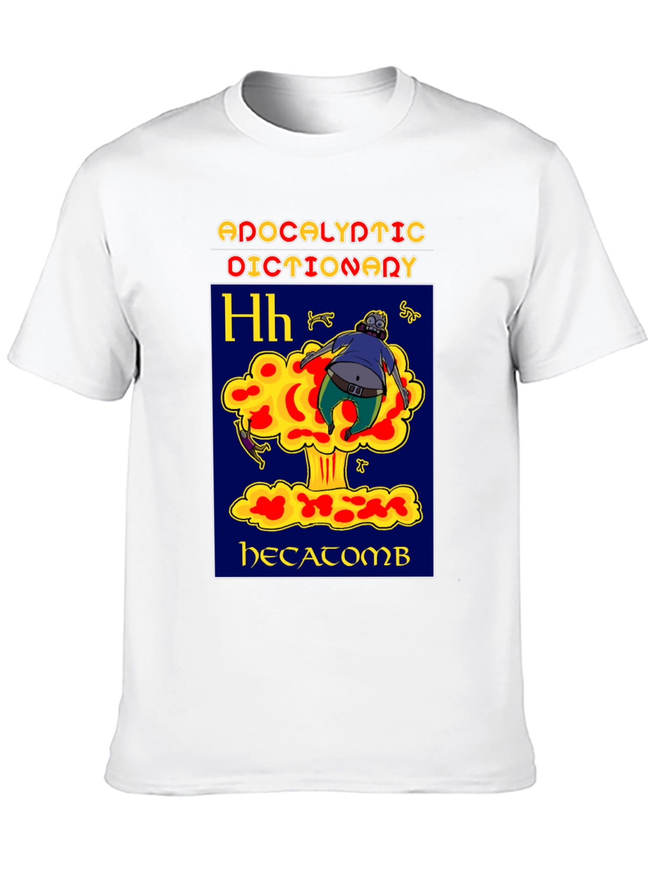 Black Apocalyptic Dictionary Hecatomb T-Shirt view 10