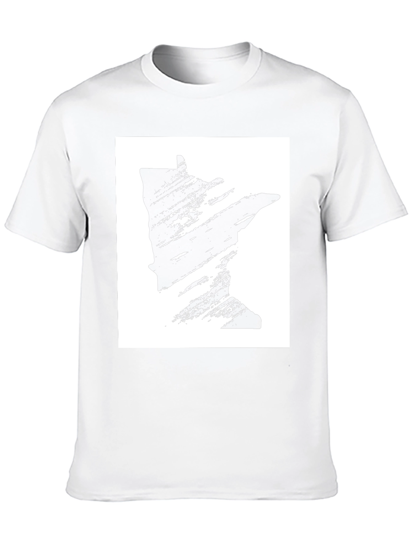 Black Minnesota State Graphic Black T-Shirt view 10