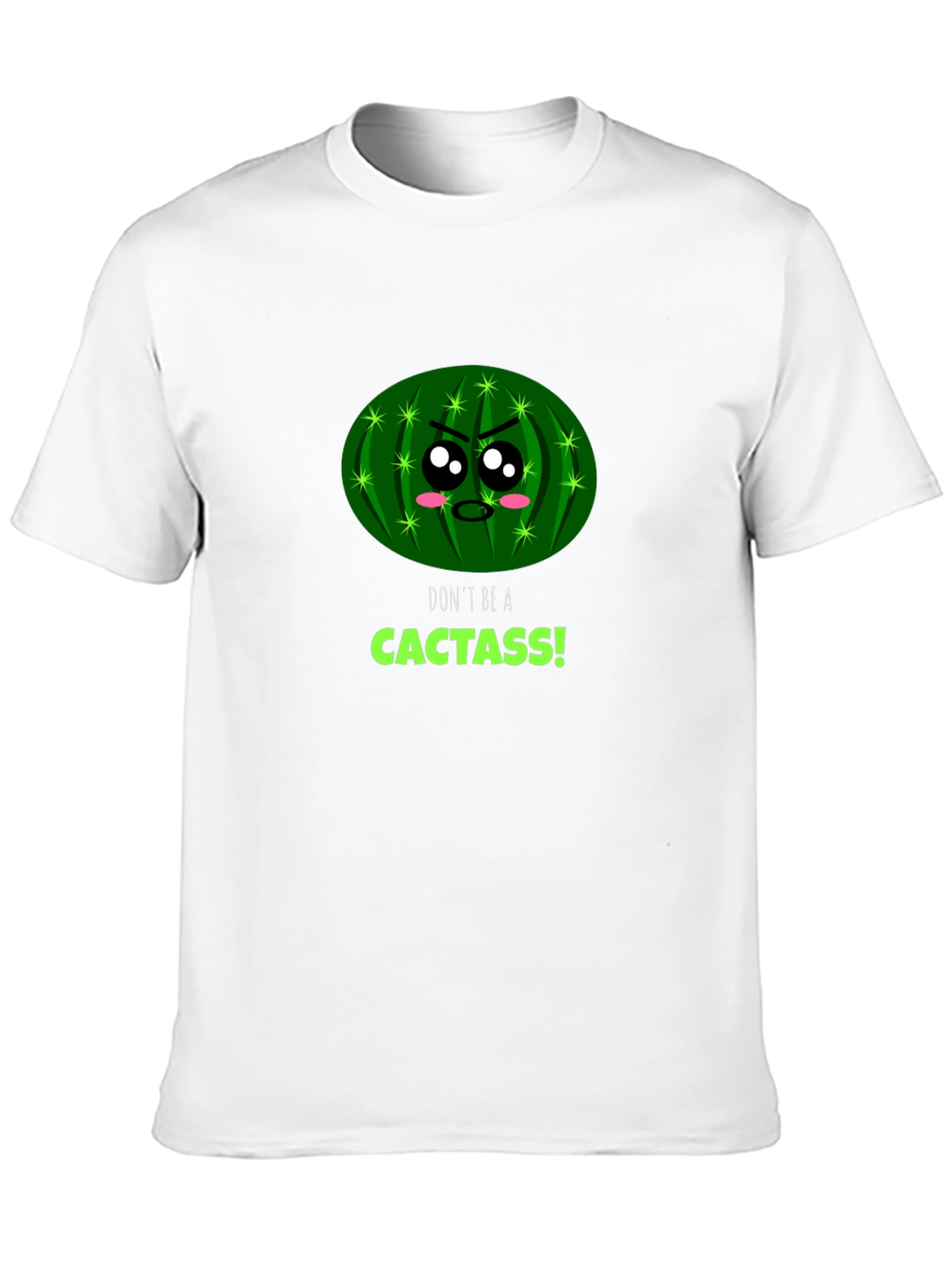 Black Don't be a Cactass! Graphic Tee view 10