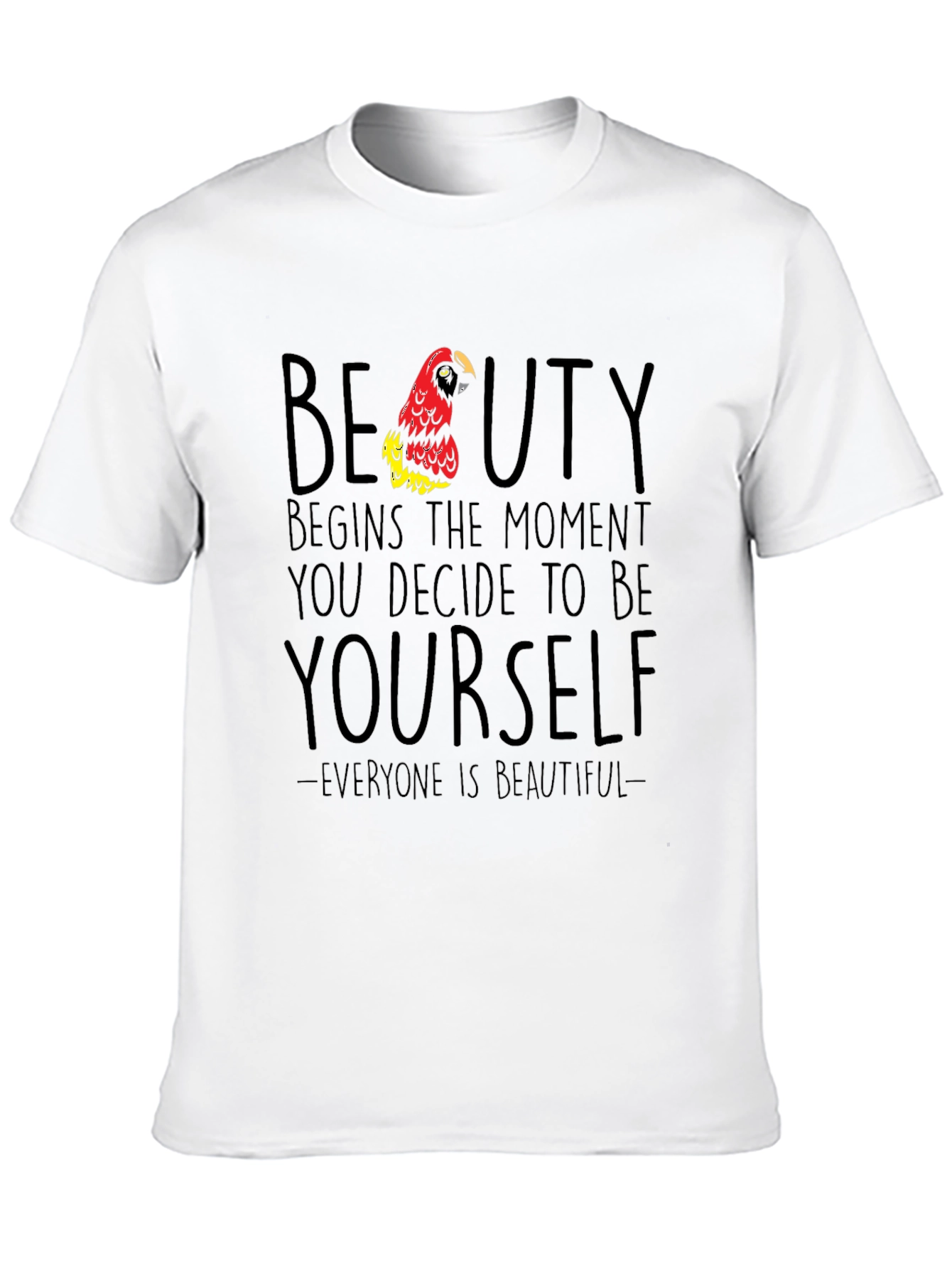 Black Beauty Begins Parrot Graphic T-Shirt view 10