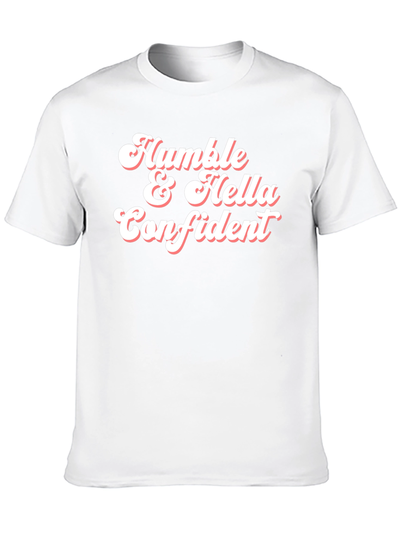 Black Humble & Hella Confident Graphic Tee - Black Cotton Blend view 10
