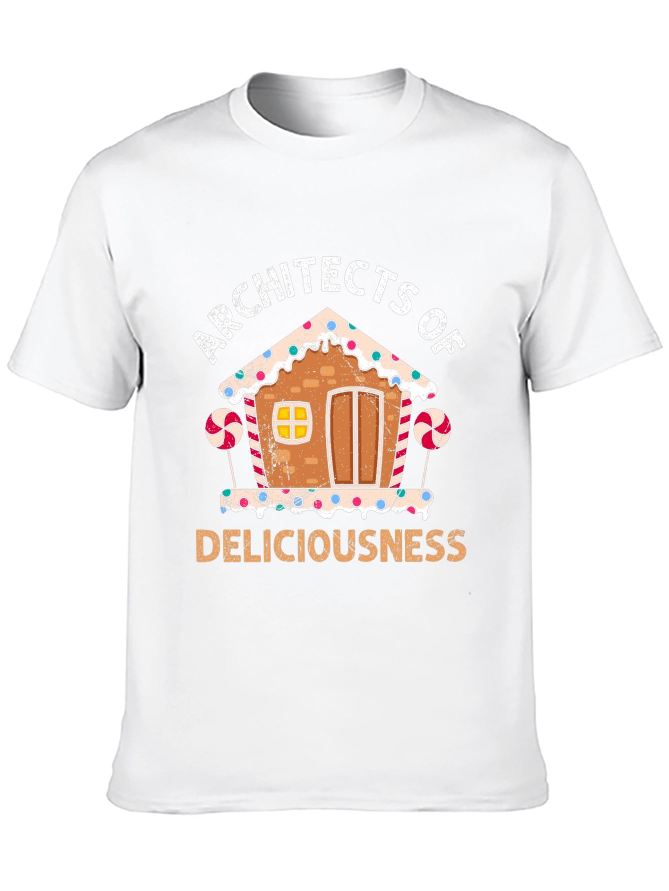 Black Architects of Deliciousness Gingerbread House T-Shirt view 10