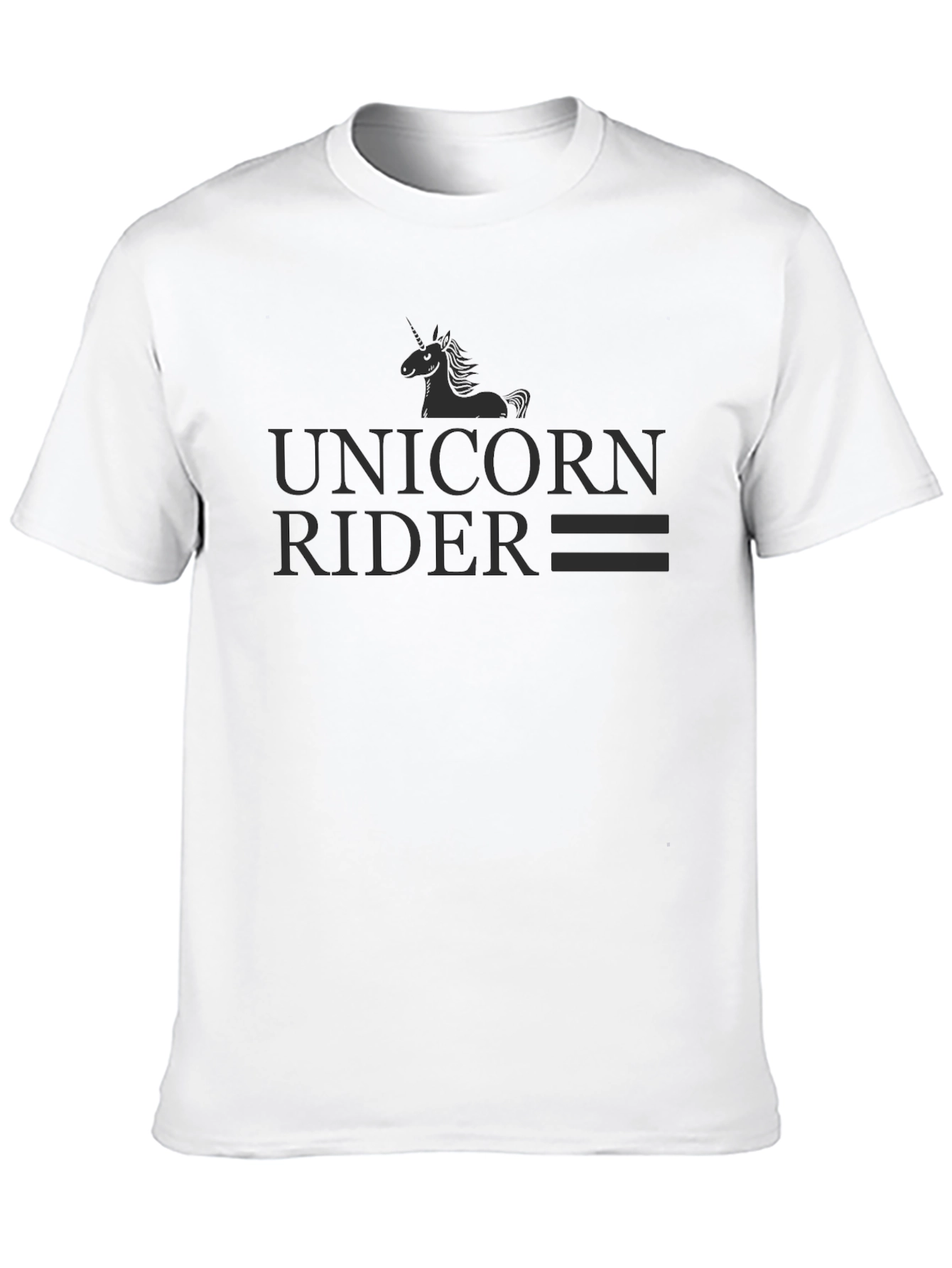 Black Unicorn Rider Graphic T-Shirt - Black view 10