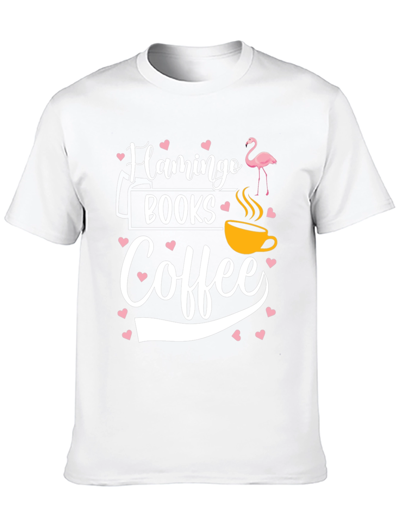 Black Flamingo Books Coffee T-Shirt view 10