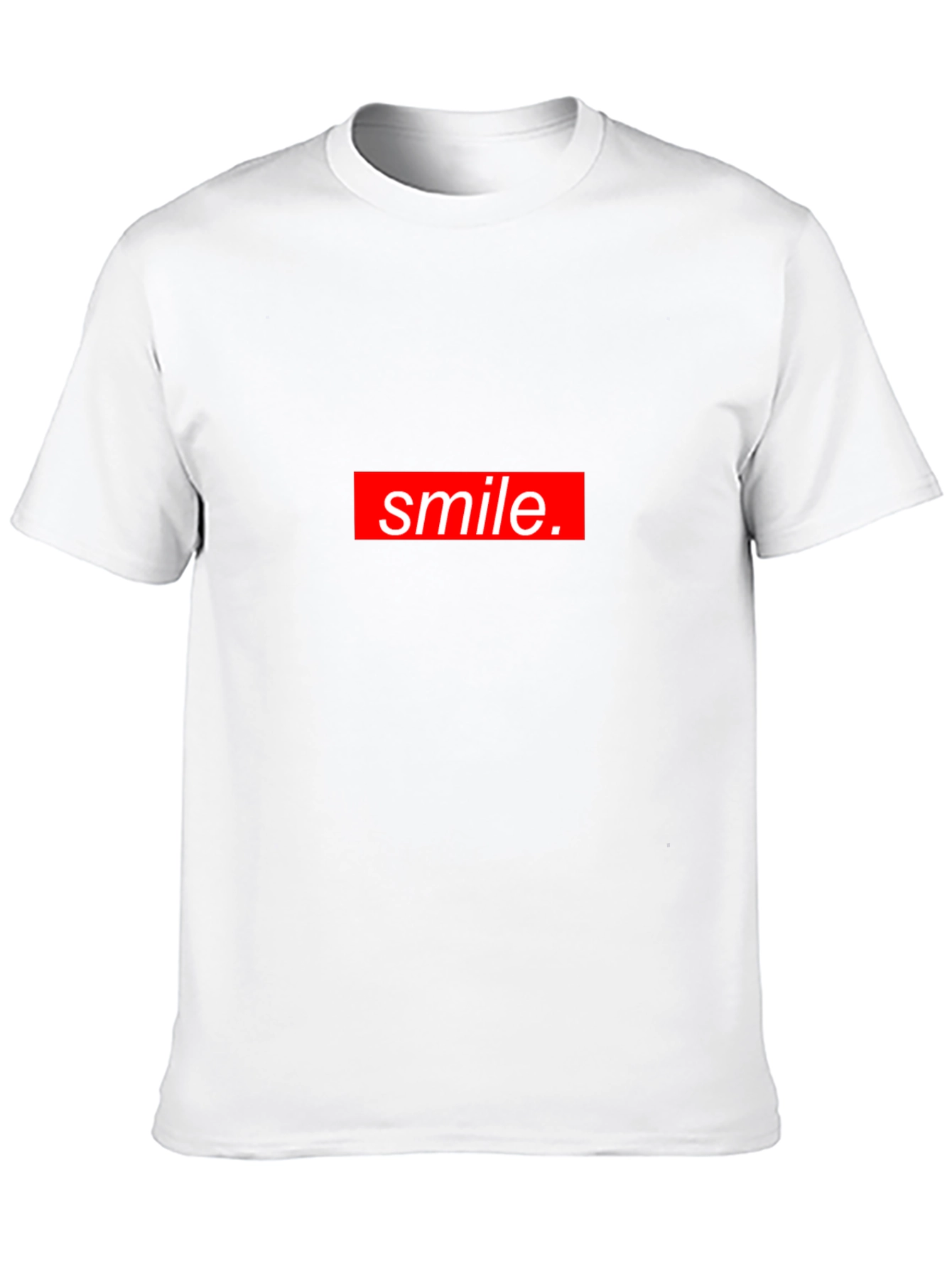 Black Smile Graphic Tee - Trendy Streetwear view 10