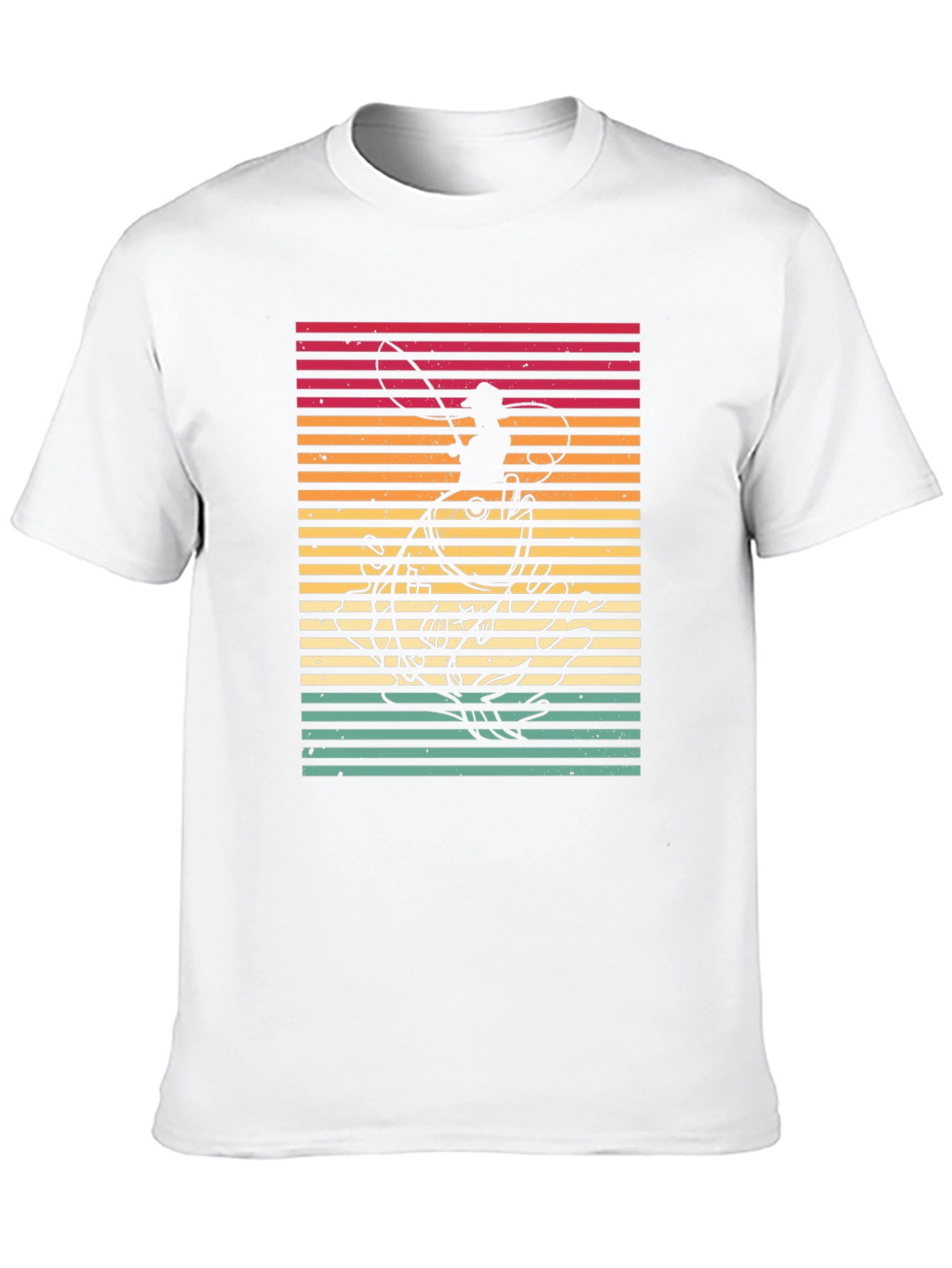 Black Retro Fishing T-Shirt - Fisherman Octopus Design view 10