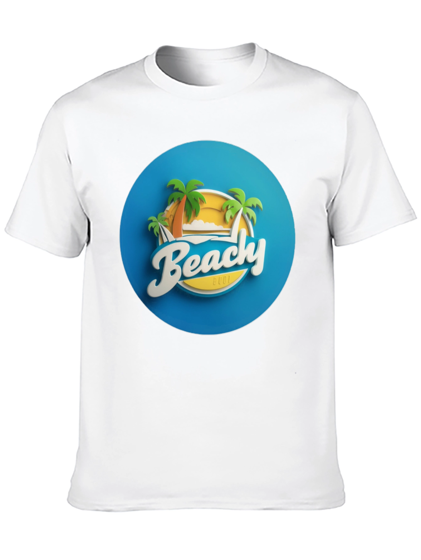 Black Beachy Cool Graphic T-Shirt view 10