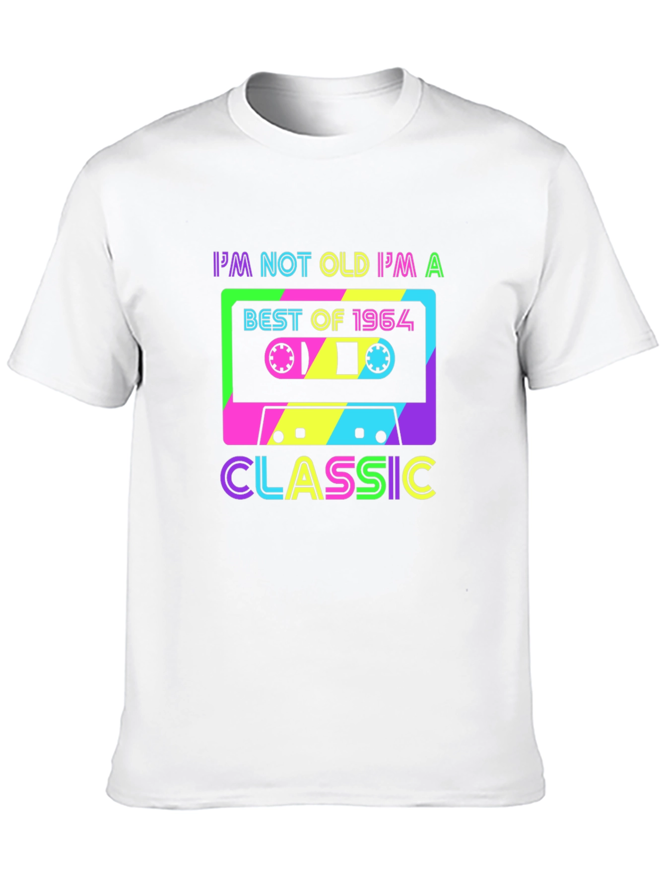 Black I'm Not Old I'm A Classic 1964 Retro T-Shirt view 10
