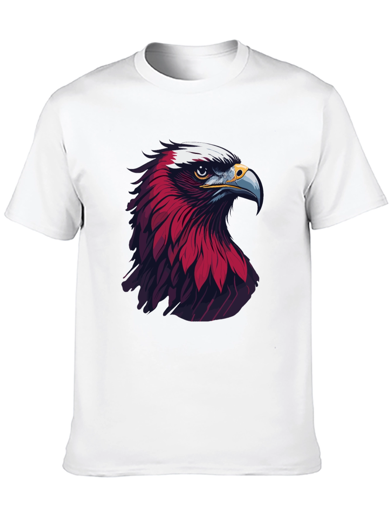 Black Eagle Graphic Print Black T-Shirt view 10