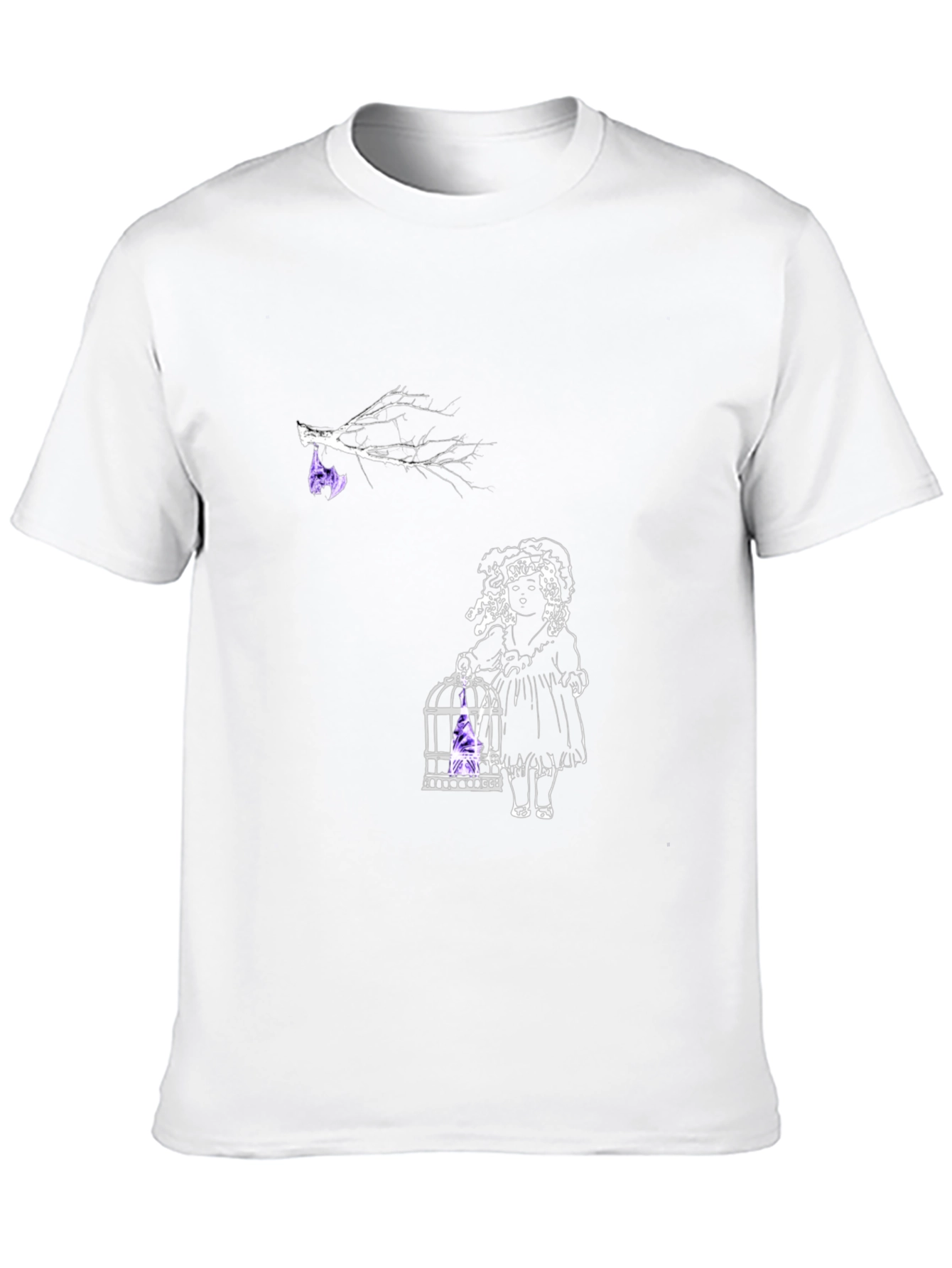 Eerie Doll Cage Graphic Tee - 10