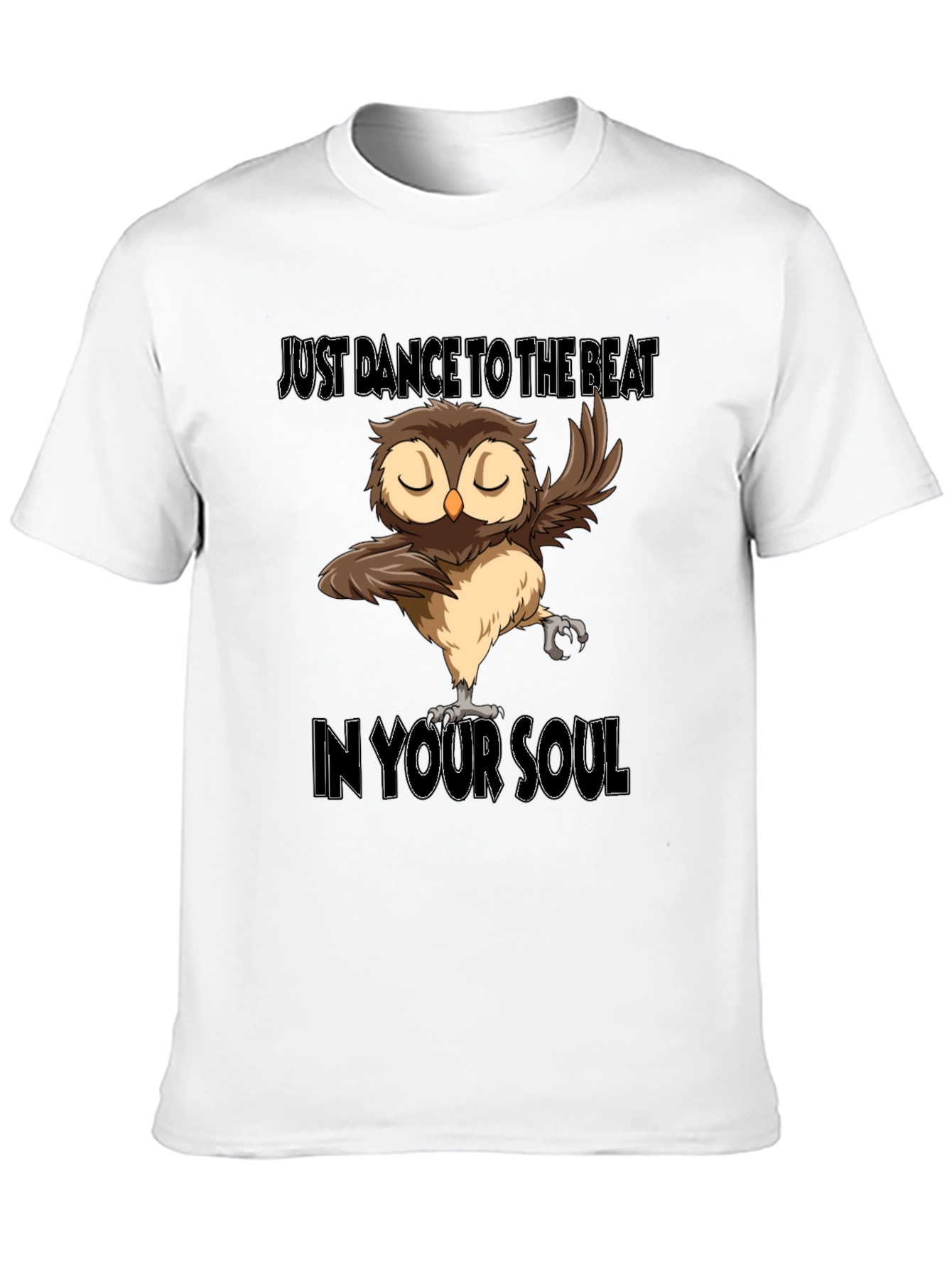 Black Dance to the Beat Owl T-Shirt view 10