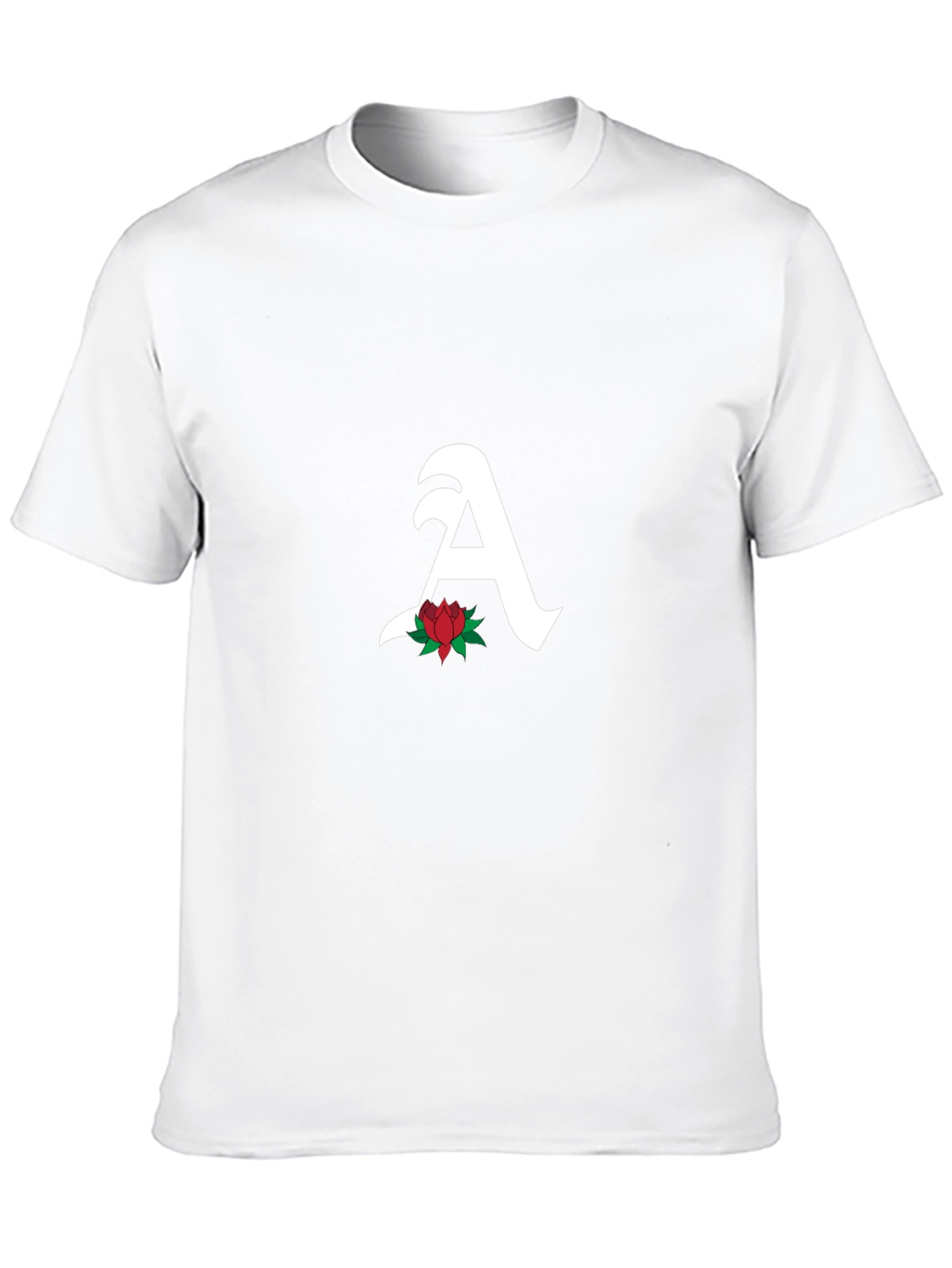 Rose Letter T-Shirt - 10