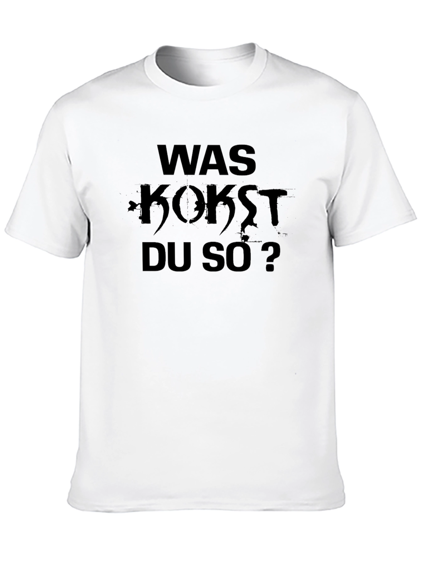 Black Was Kokst Du So? Black Graphic T-Shirt view 10