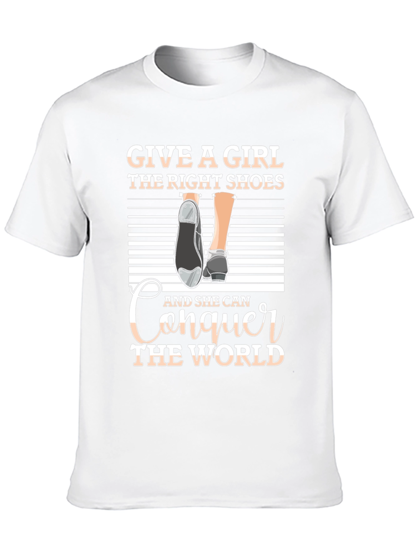 Black Girl's Right Shoes T-Shirt - Conquer the World view 10
