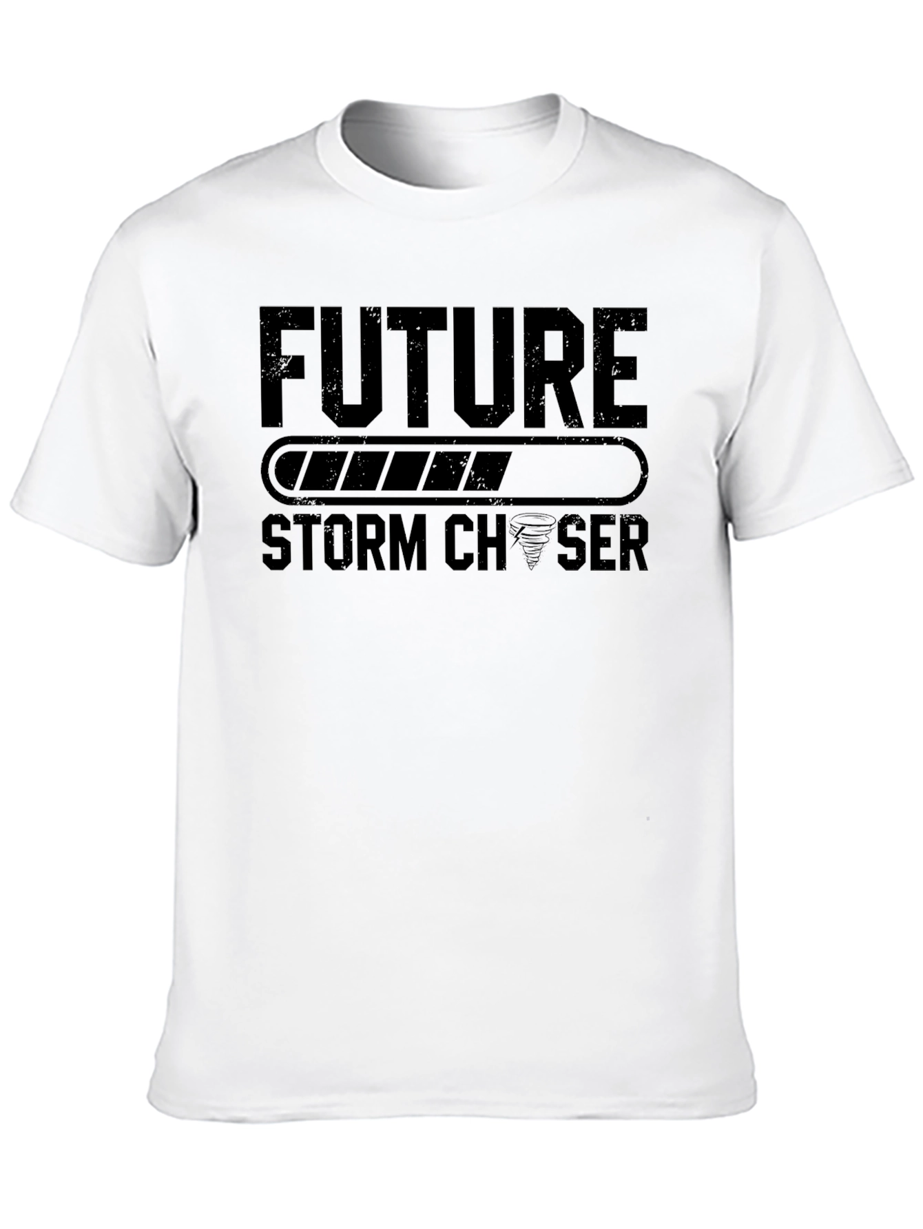 Black Future Storm Chaser Graphic T-Shirt - Black Cotton Blend view 10