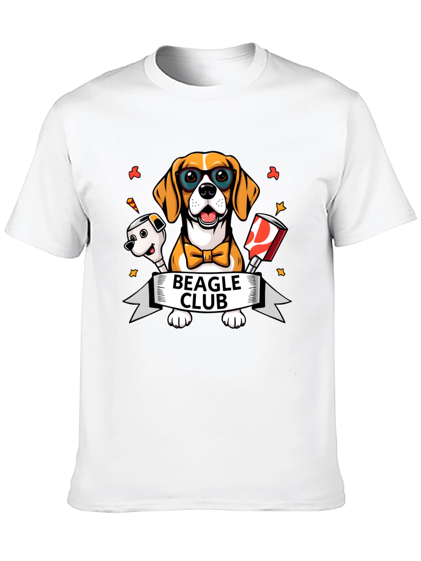 Black Beagle Club T-Shirt - Cute Dog Graphic Tee view 10
