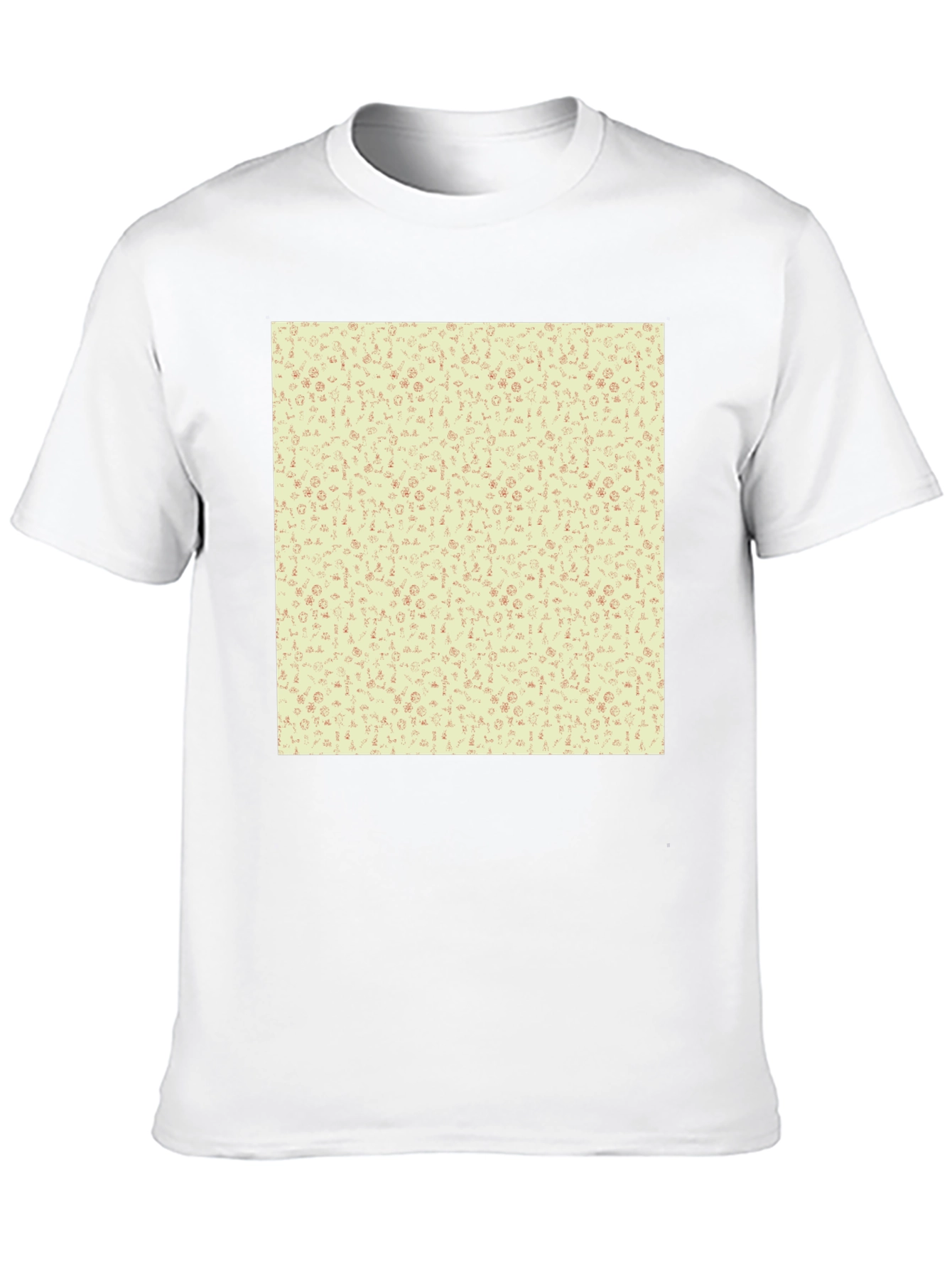 Black Patterned T-Shirt view 10