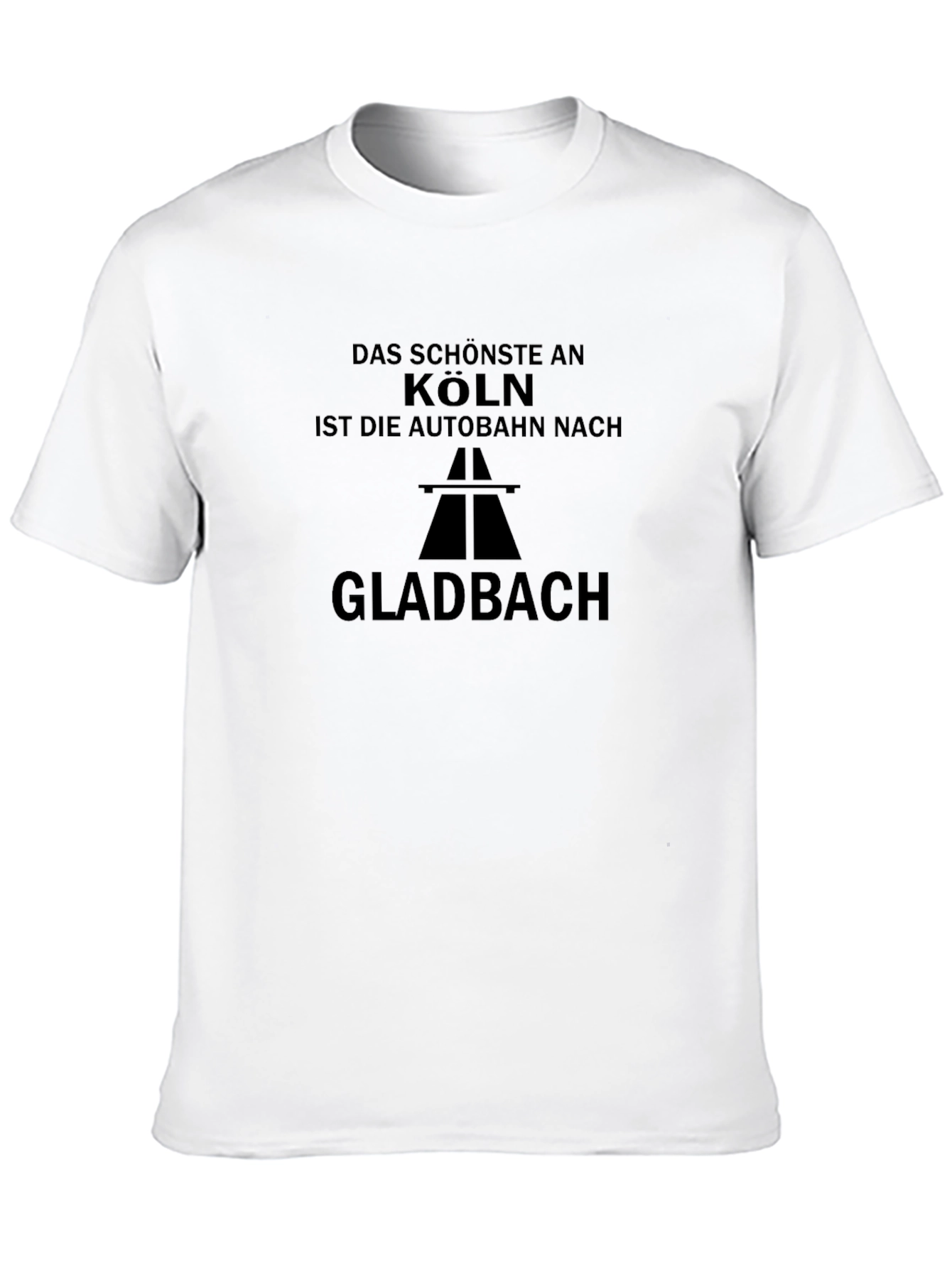 Black Köln Autobahn Gladbach Black T-Shirt view 10