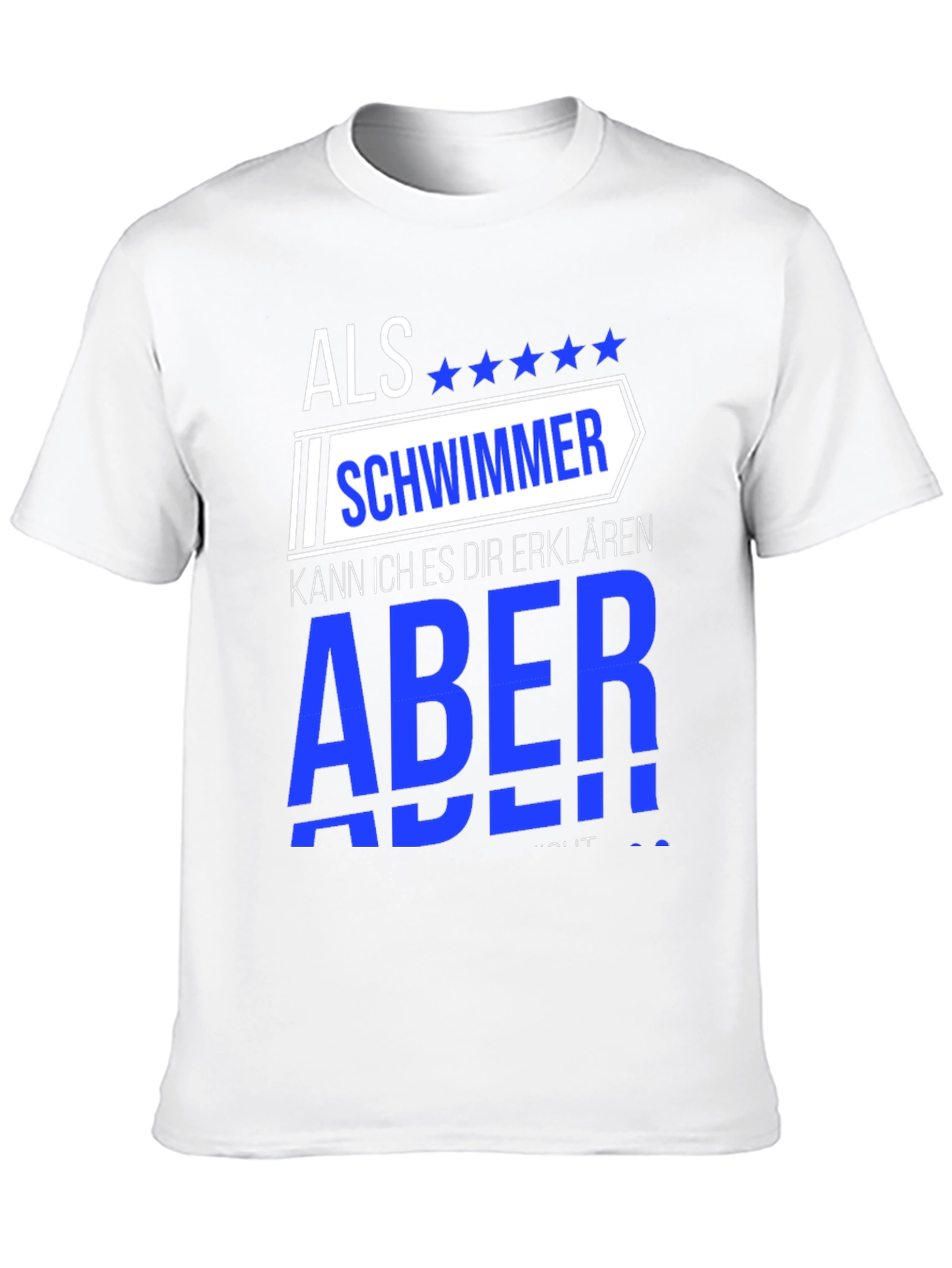 Black Funny Swimmer T-Shirt - Als Schwimmer view 10