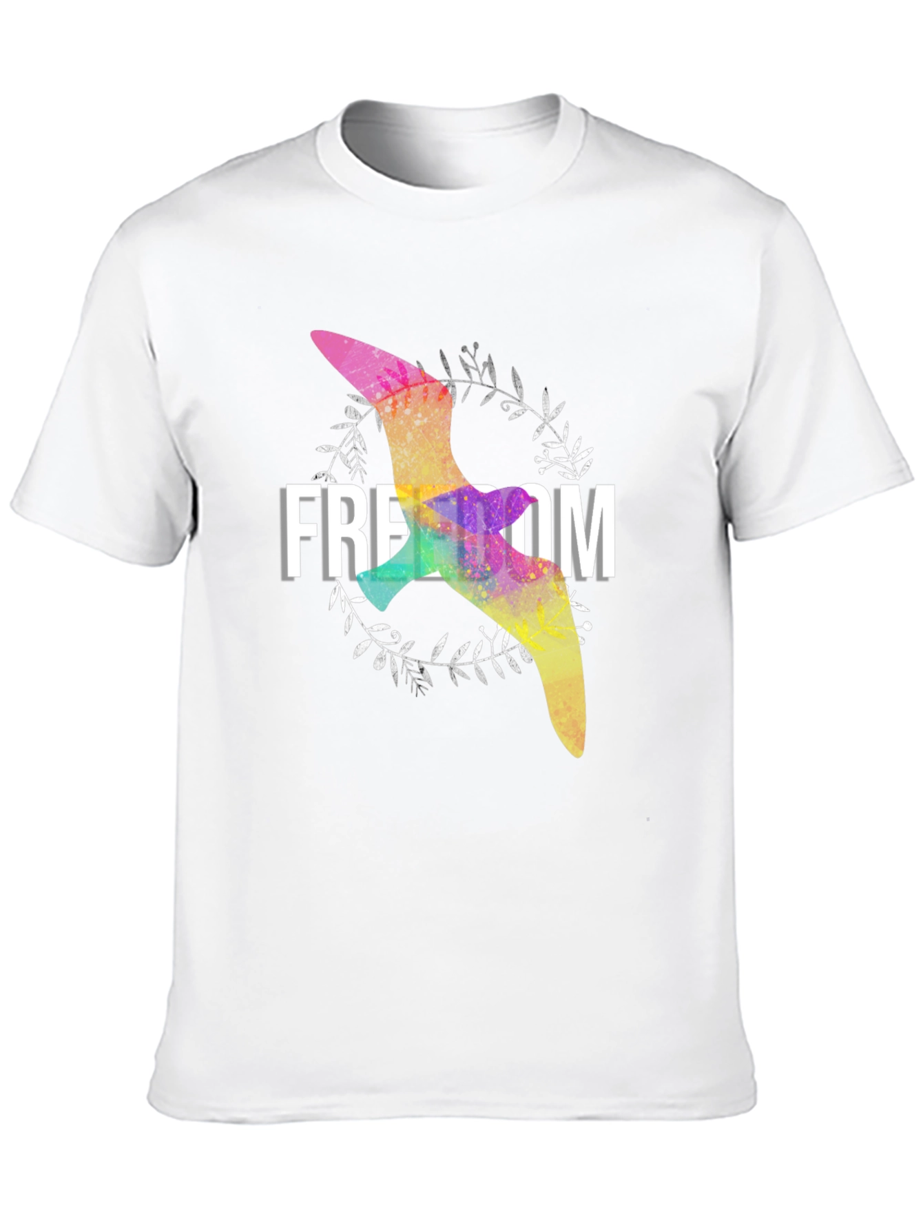 Black Freedom Bird Graphic Tee - Stylish Unisex Shirt view 10