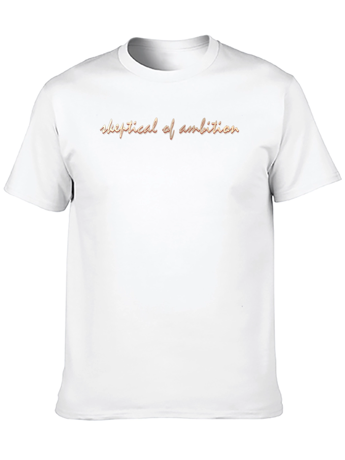 Black Skeptical of Ambition Black Graphic Tee view 10
