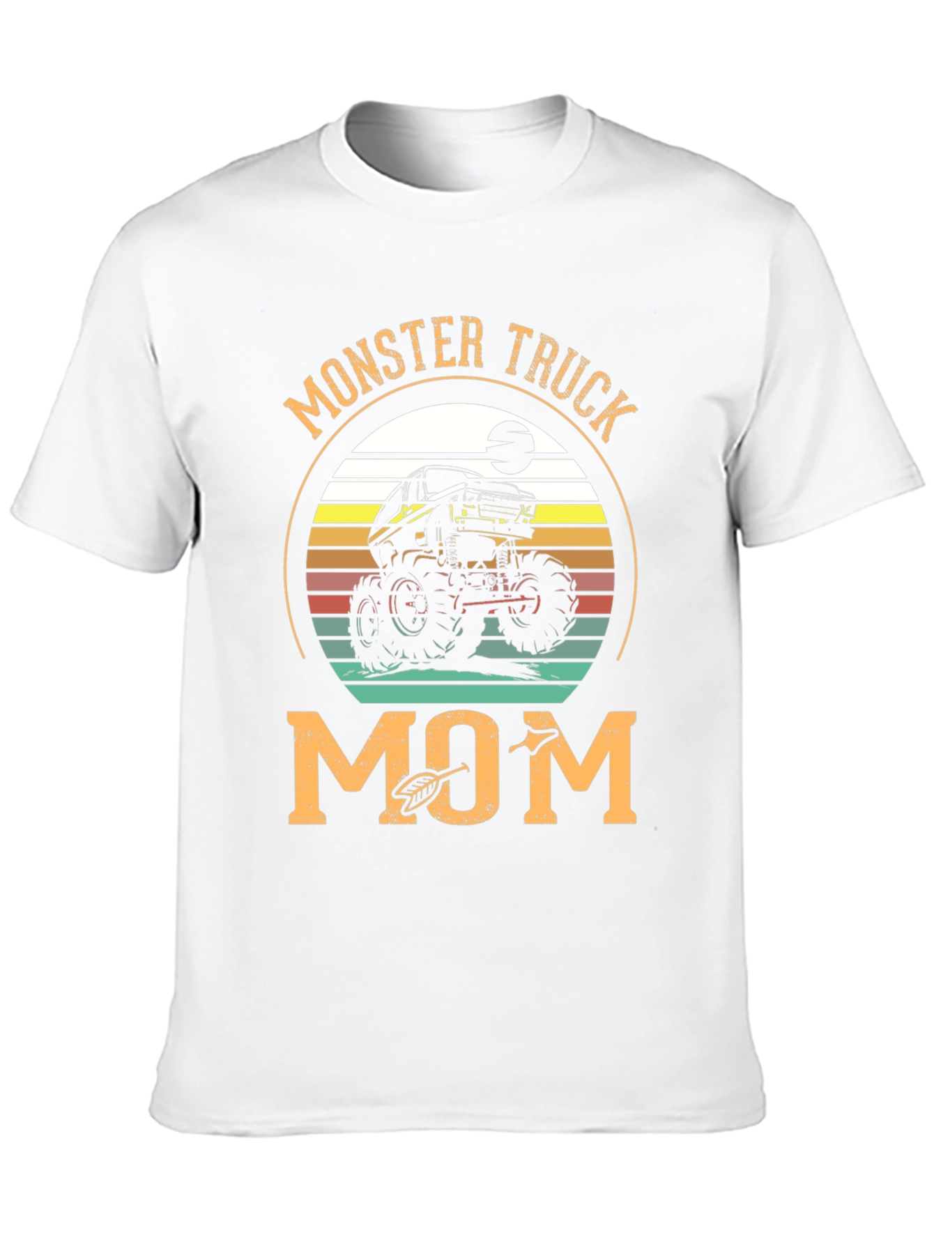 Black Monster Truck Mom T-Shirt - Off Road Graphic Tee view 10
