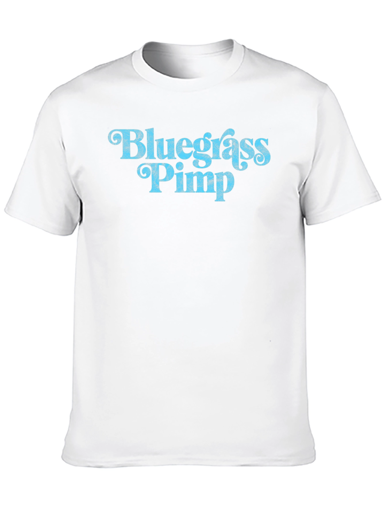 Black Bluegrass Pimp Graphic T-Shirt view 10