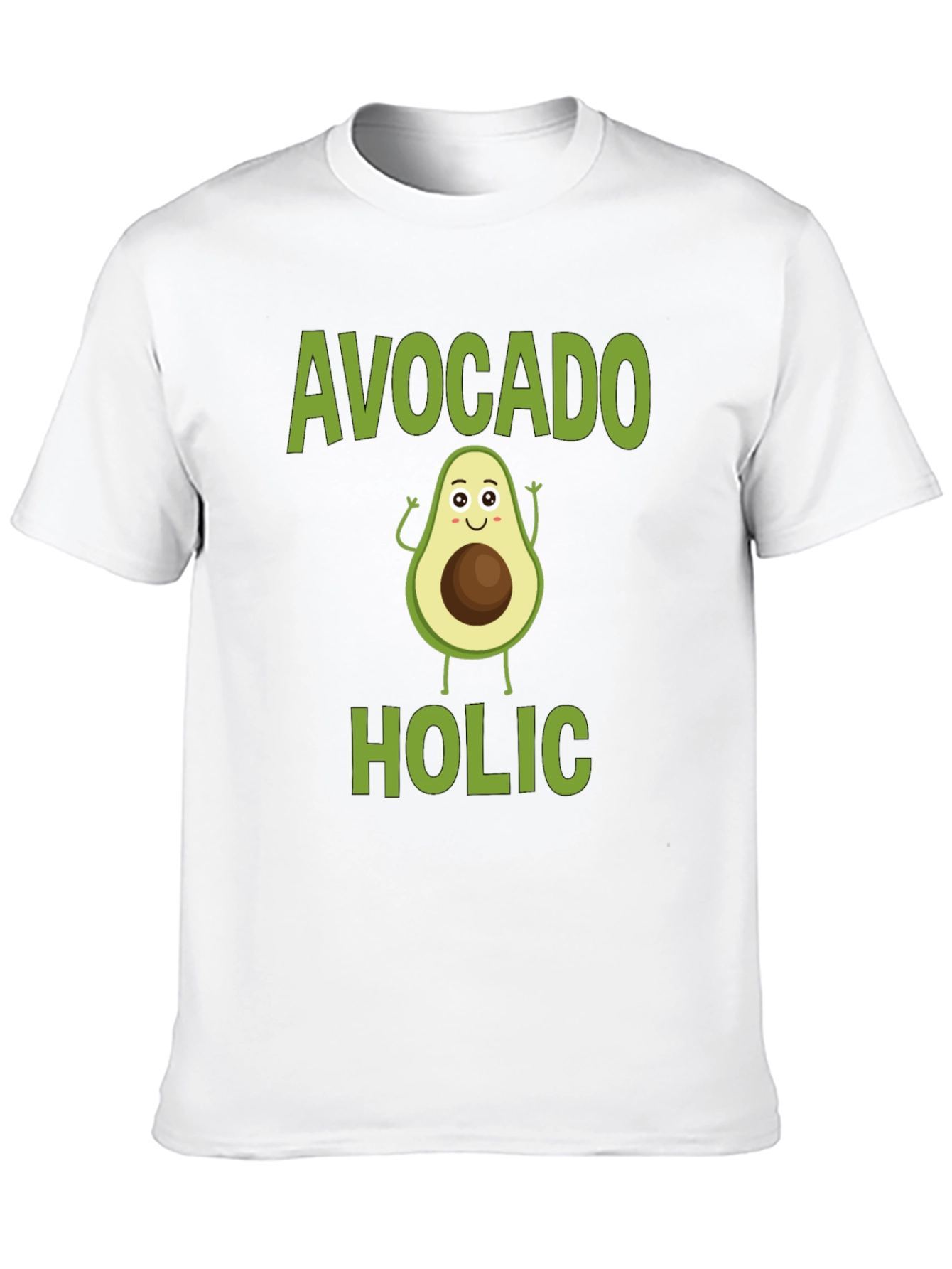 Black Avocado-holic Graphic Tee - Black Cotton T-Shirt view 10