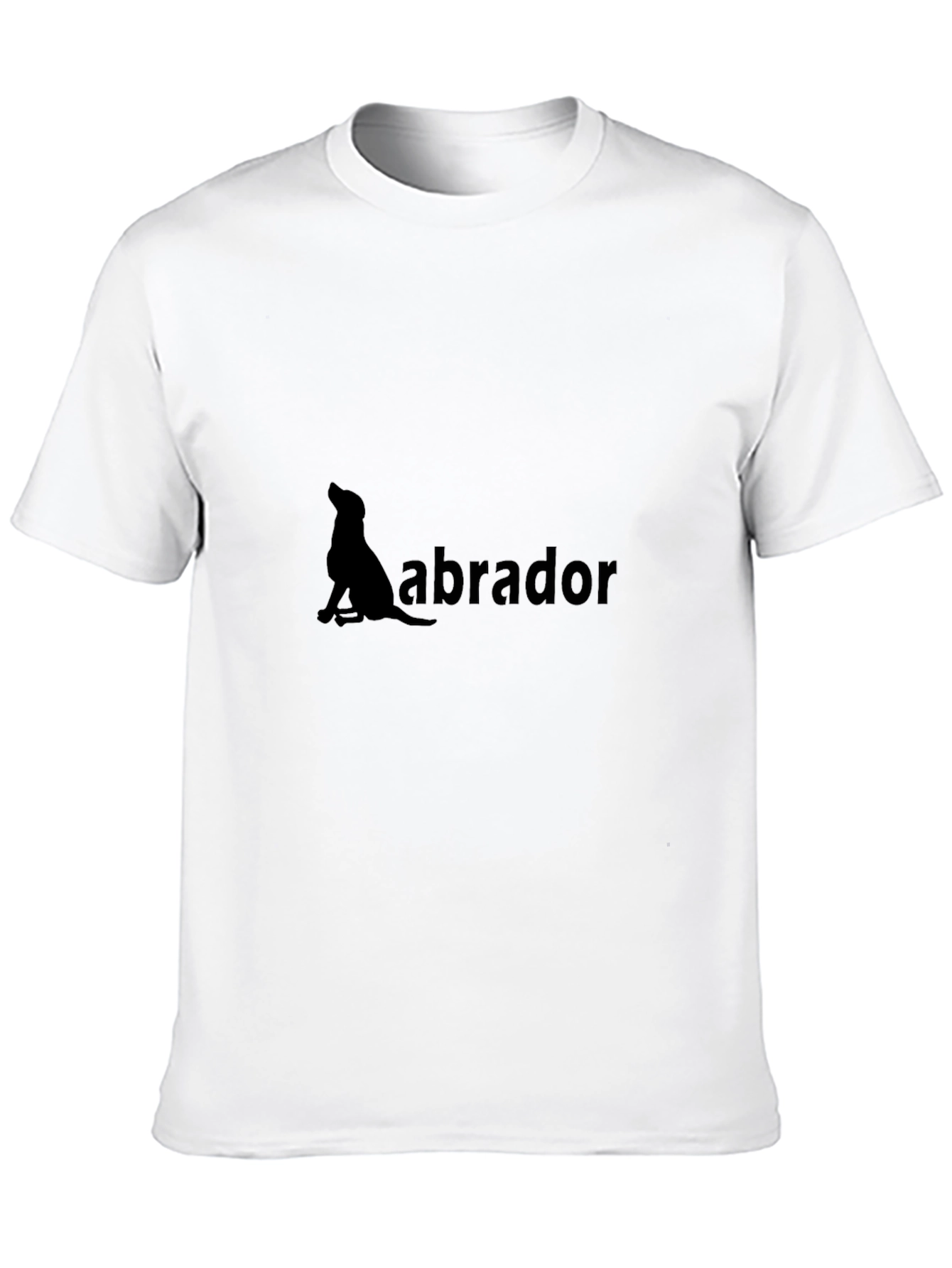 Black Labrador Dog Graphic Print T-Shirt view 10