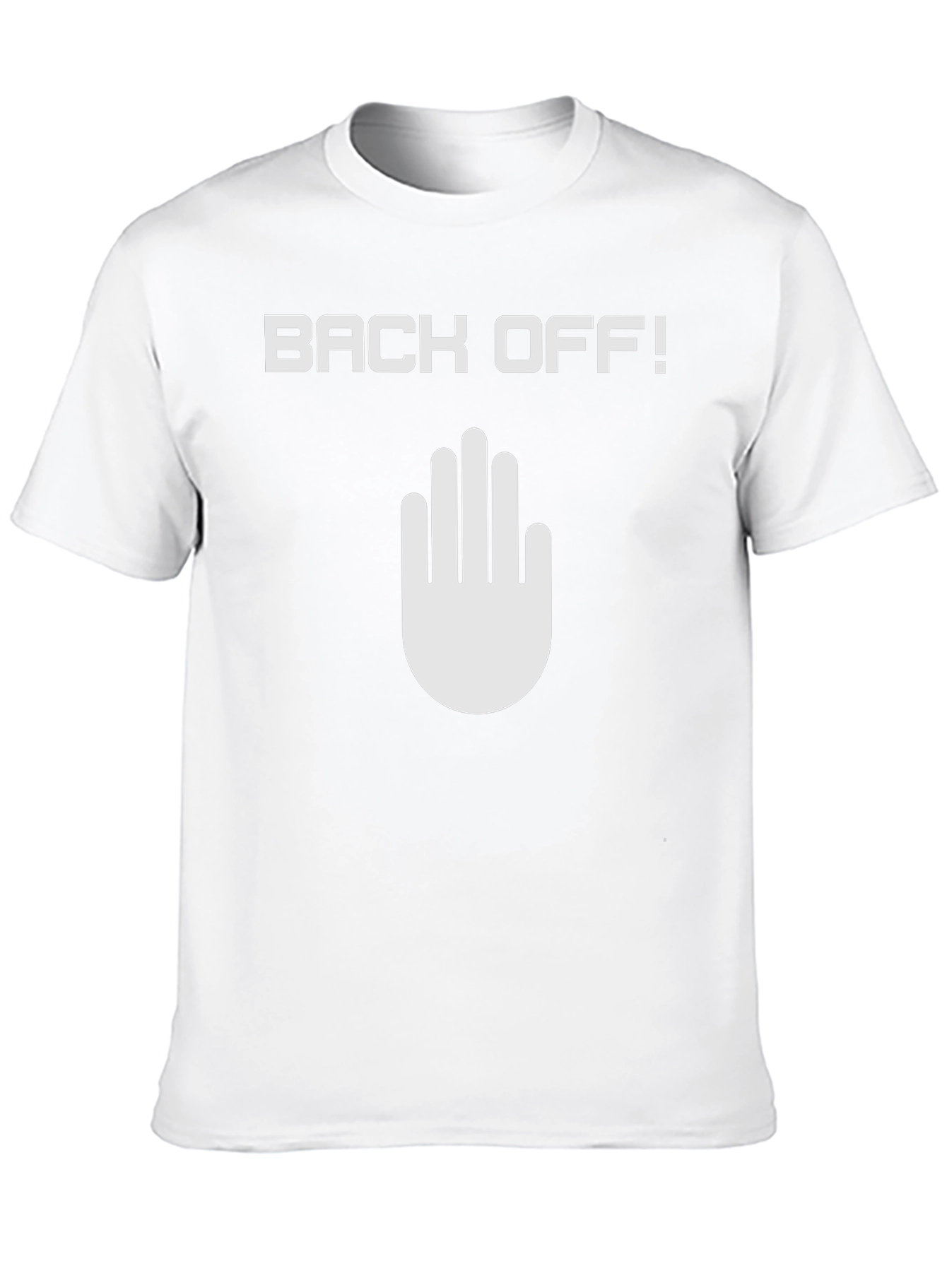 Black Back Off Graphic Tee - Cool & Casual view 10