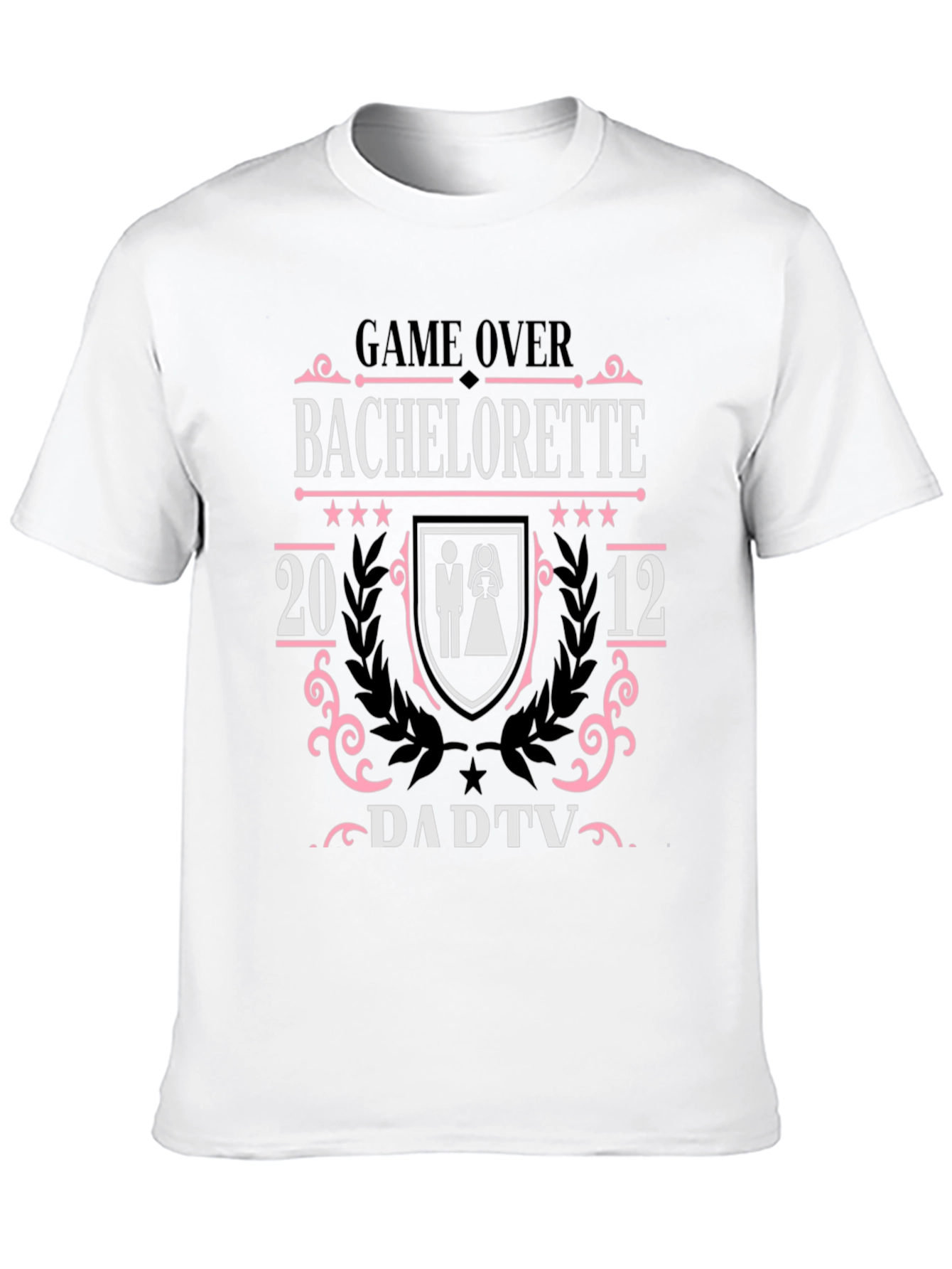Black Game Over Bachelorette T-Shirt view 10
