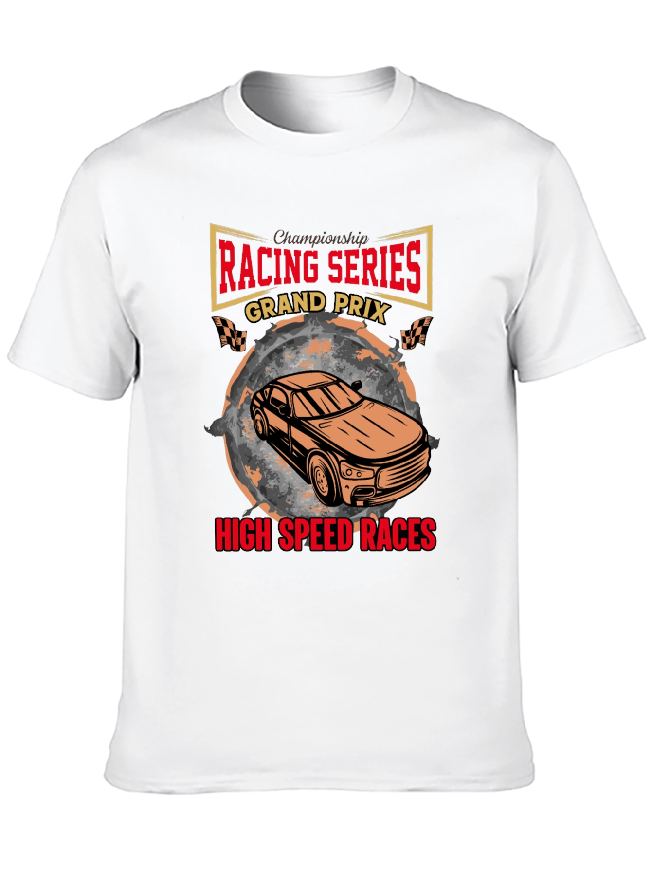 Black Racing Series Grand Prix T-Shirt view 10