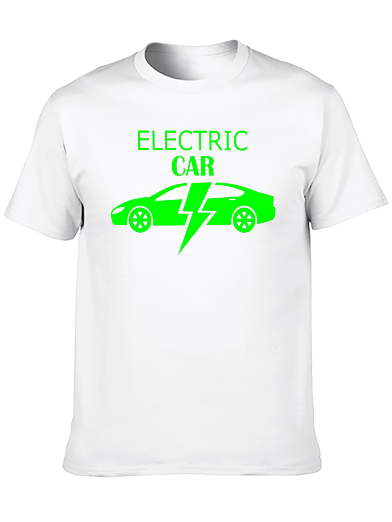 Electric Car T-Shirt - Green Design - 10