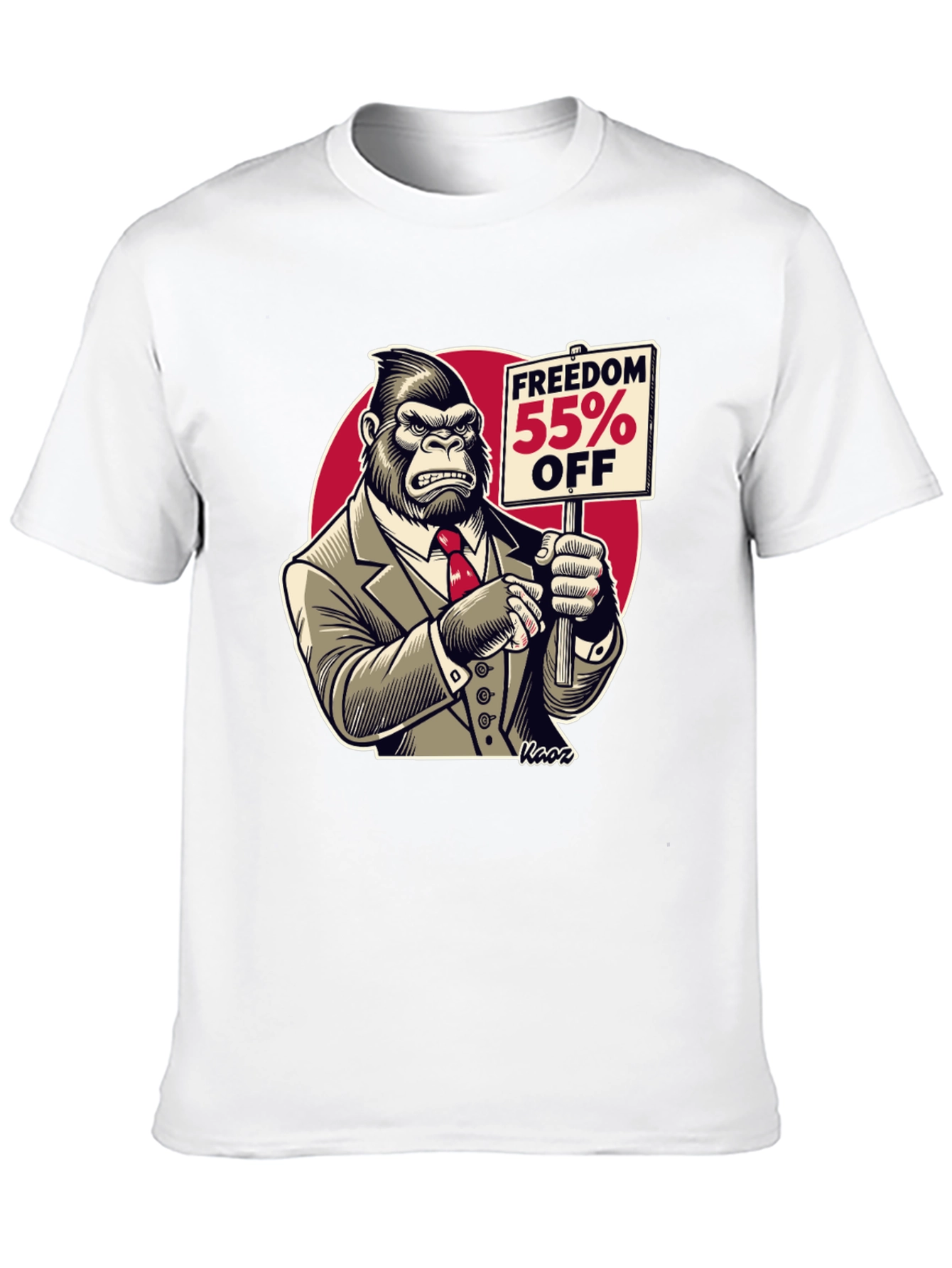 Black Freedom 55% Off Gorilla Graphic Tee view 10