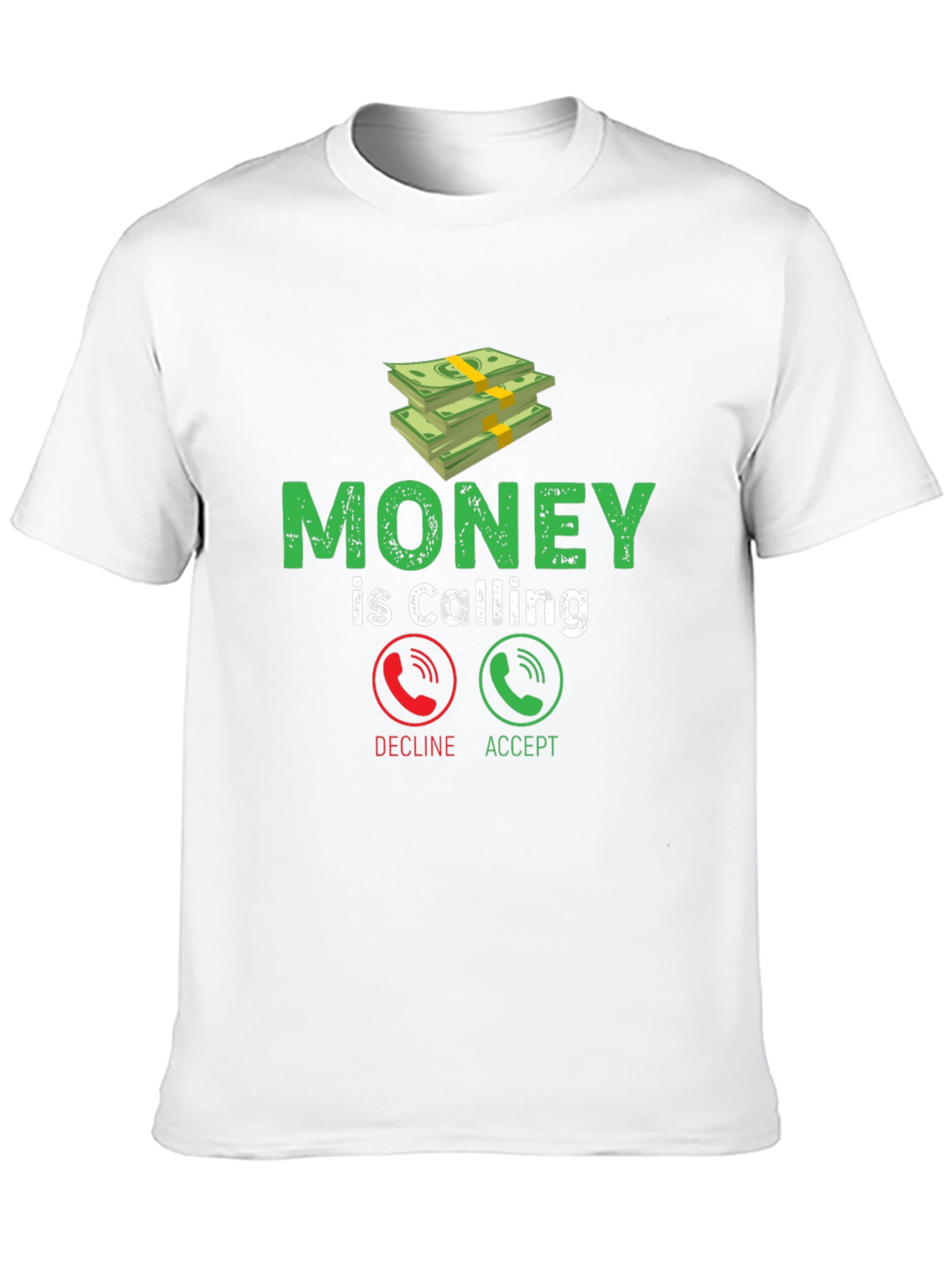 Black Money is Calling Graphic Tee view 10