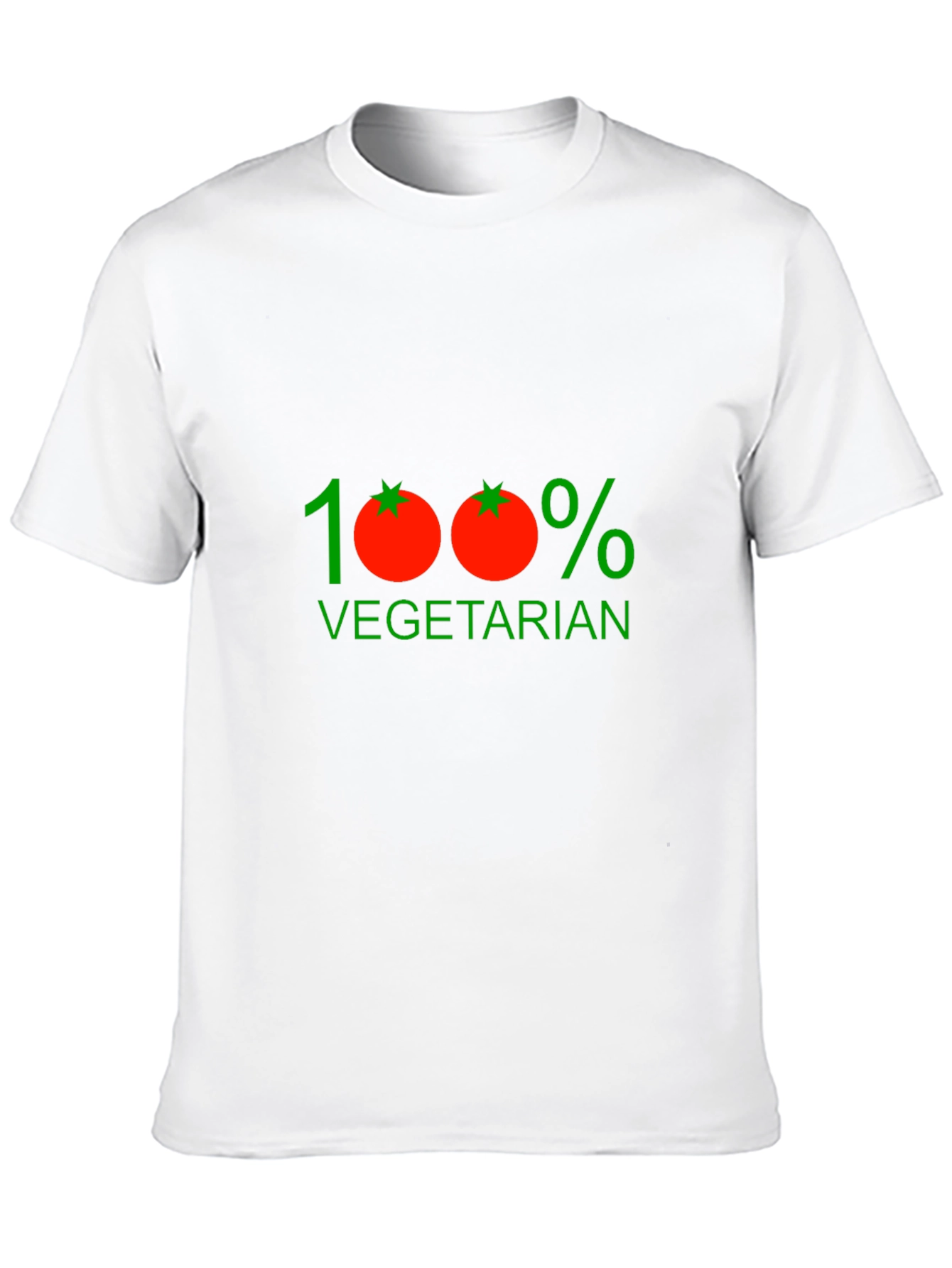 100% Vegetarian Graphic Tee - Black - 10