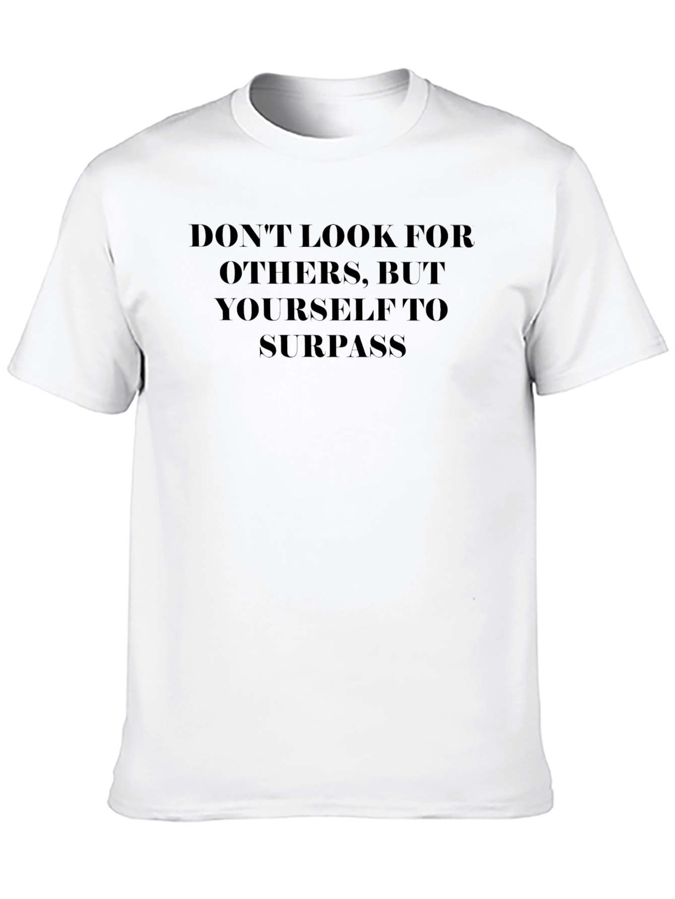 Black Motivational Black Graphic T-Shirt view 10