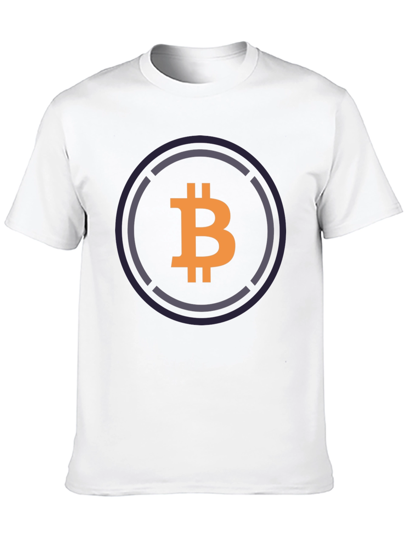 Black Bitcoin Logo Black T-Shirt - Crypto Currency Tee view 10