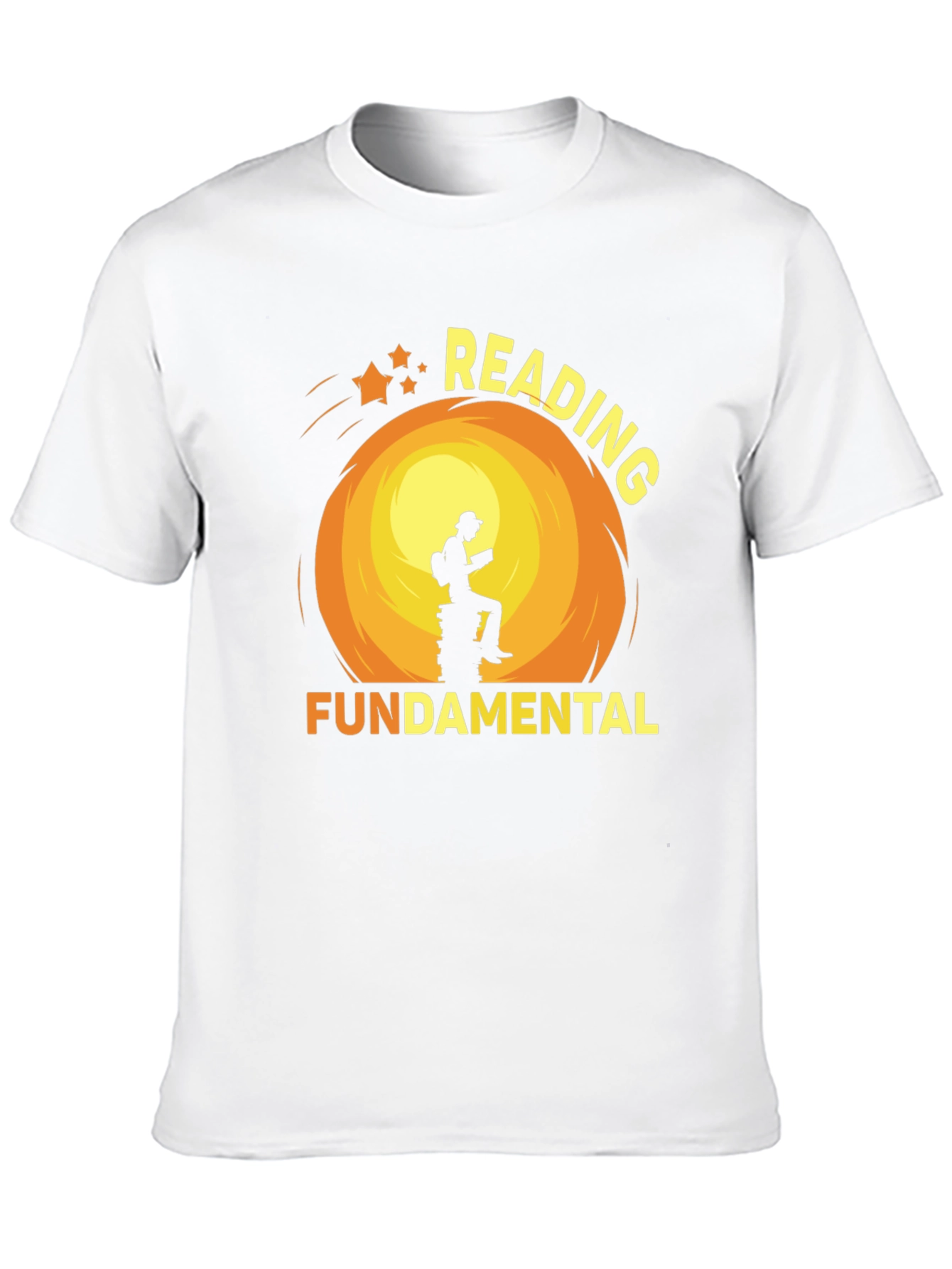 Black Reading Fundamental Black T-Shirt view 10